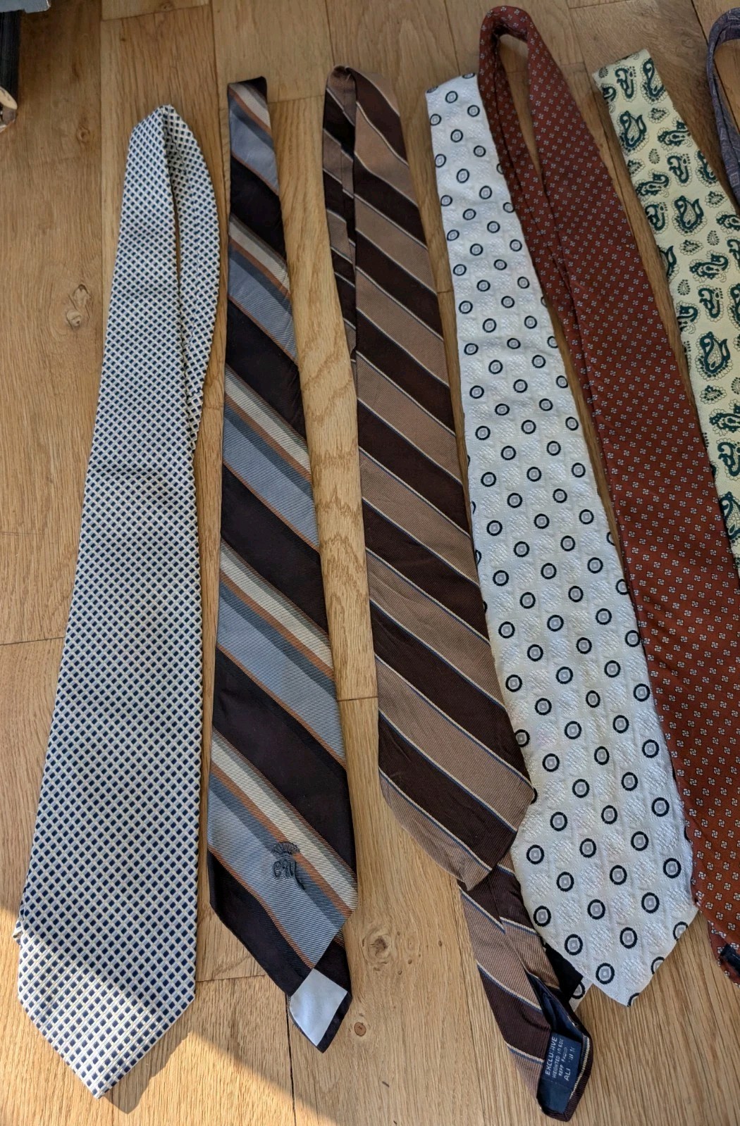 Vtg Jack Henry Country Club Plaza Kansas City Mens Tie Lot Of 11 Geometric Silk