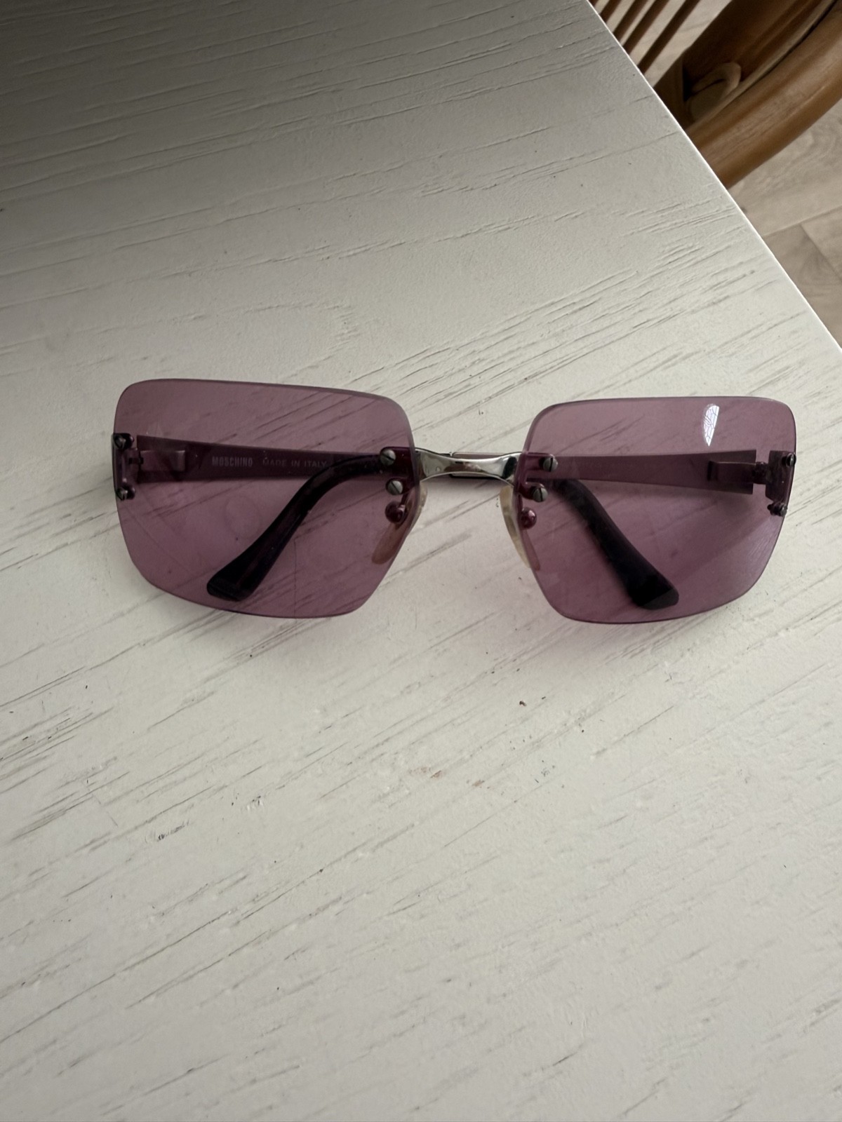 Vintage MOSCHINO Sunglasses M3112-S 60-16 516/76 125 ITALY