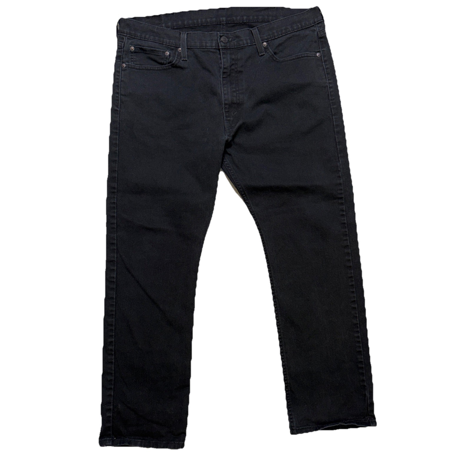 Levi’s 513 Jeans Dark Black Denim Slim Straight Stretch Men’s Size 38X29