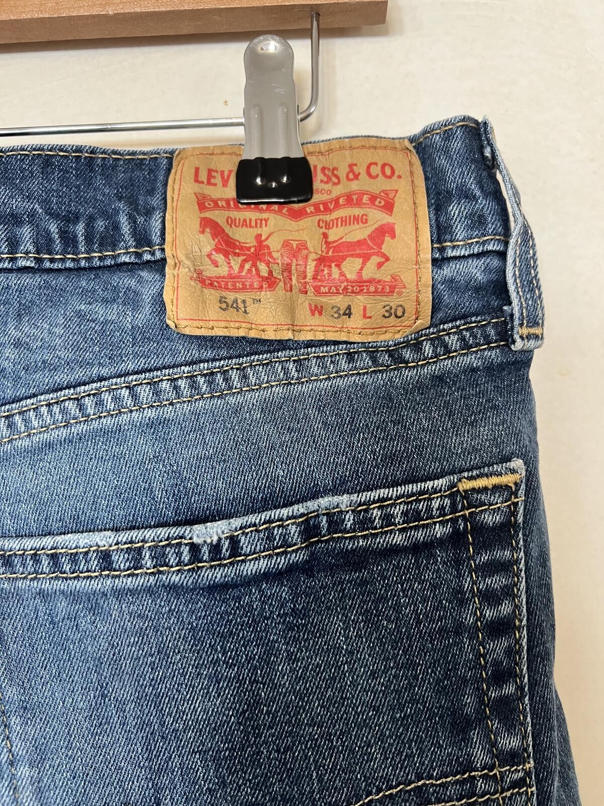 Levi’s 541 Short Blue Denim W34 *Cut off * Grade A