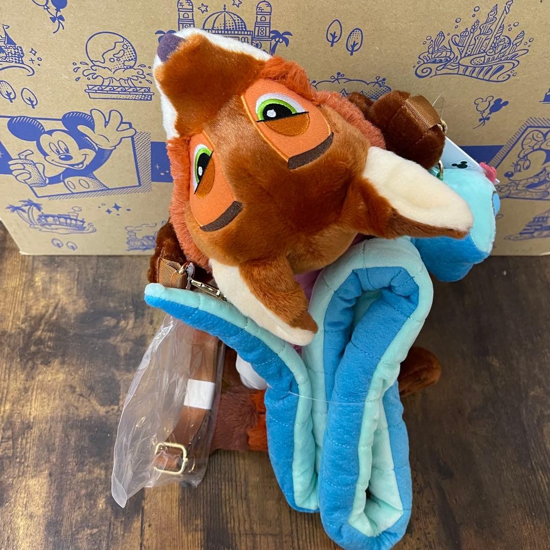 Disney Zootopia 2 Nick Wilde Gary Multi Pochette Crossbody Pouch Bag 7.5×5.1in