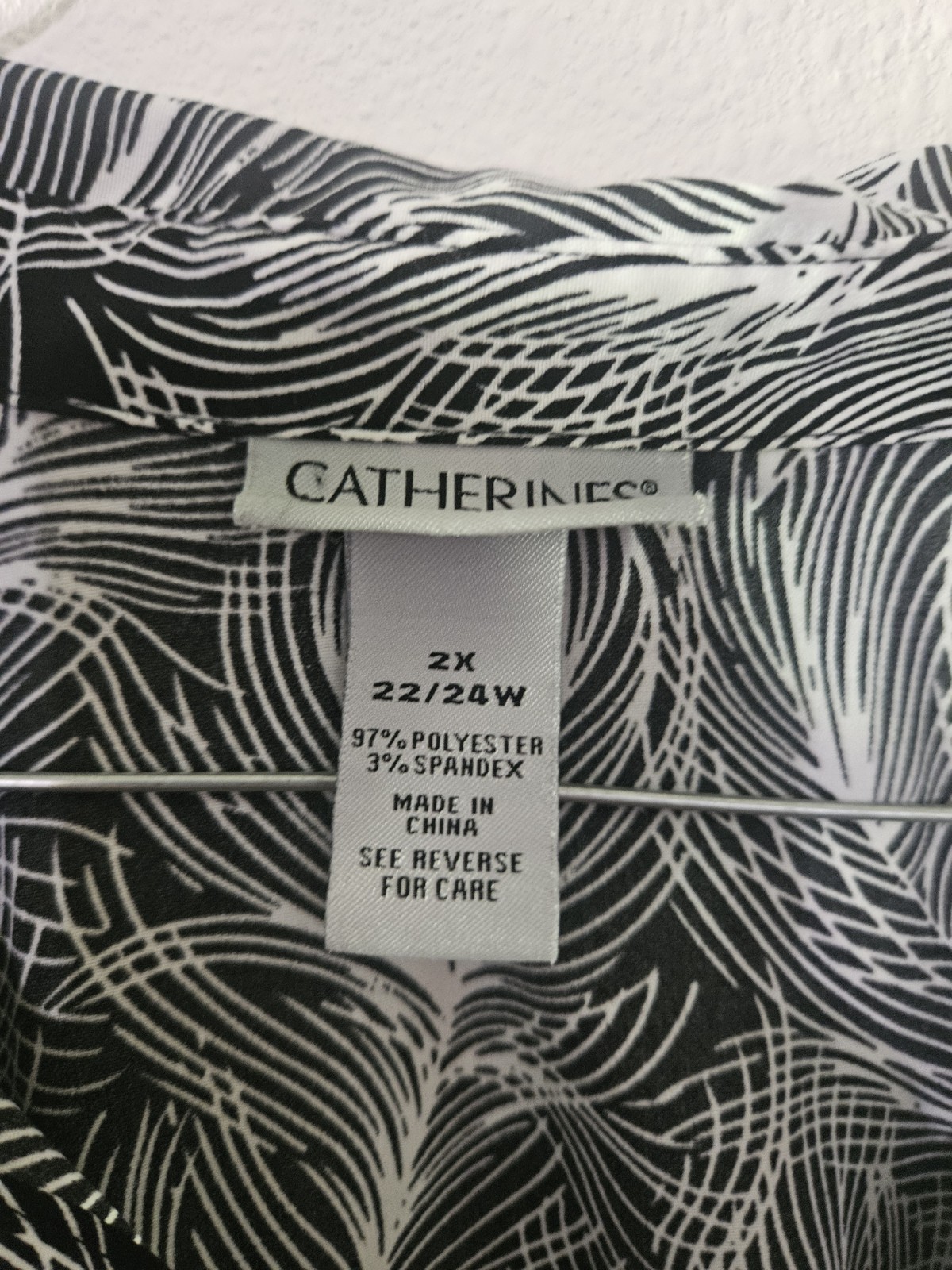 Catherine’s Women’s 2X Top Blouse 3/4 Length Sleeves – Pre-owned Excellent