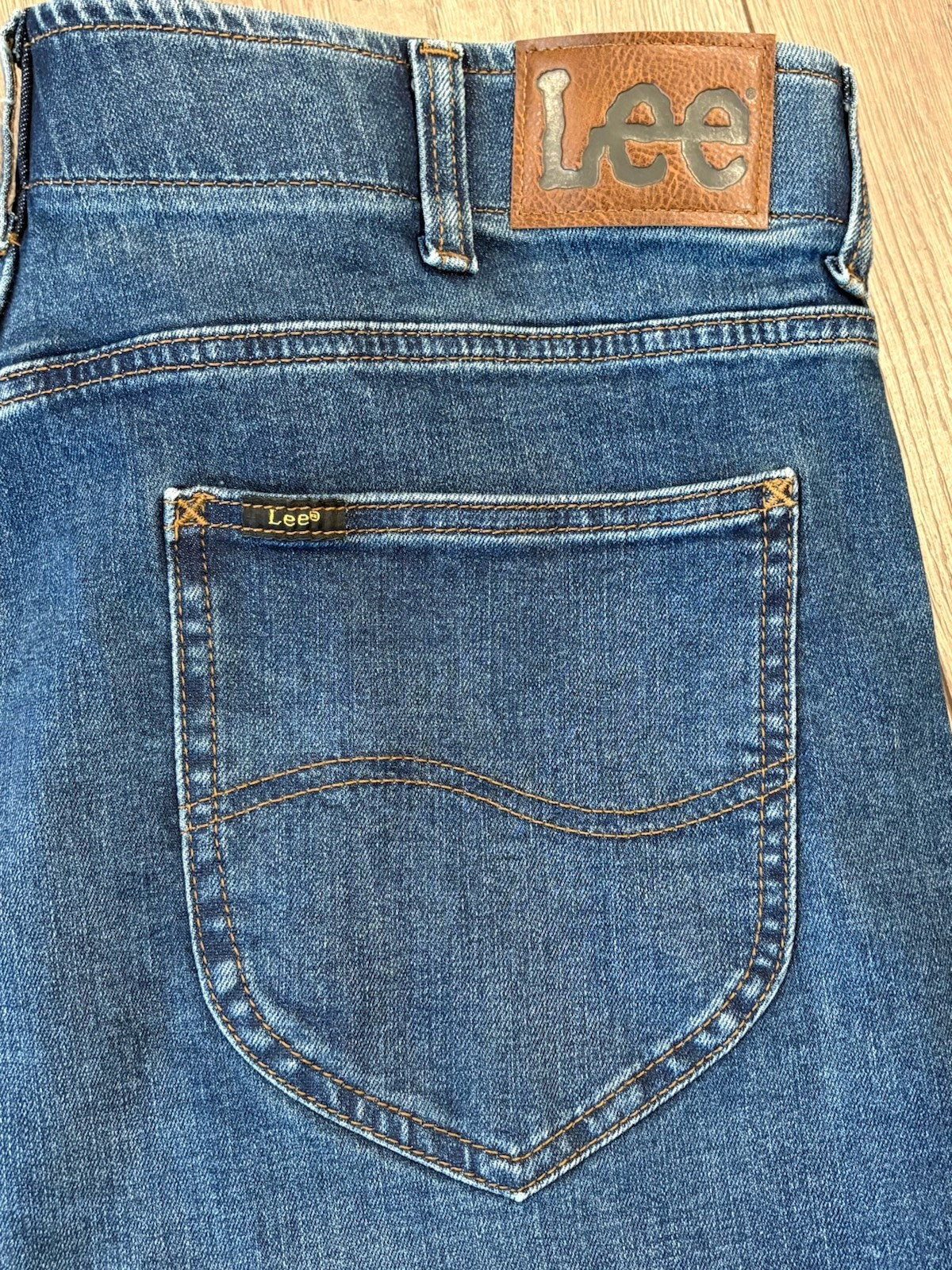 Lee Extreme Motion MVP Denim Jeans Men’s 38×29 Blue Athletic Fit