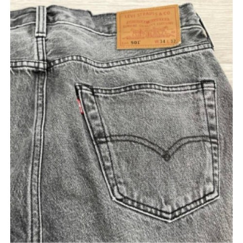 LEVI’S Jeans 00501-3658 Size: W34 Black [Used/ Very good cond] ship From JAPAN