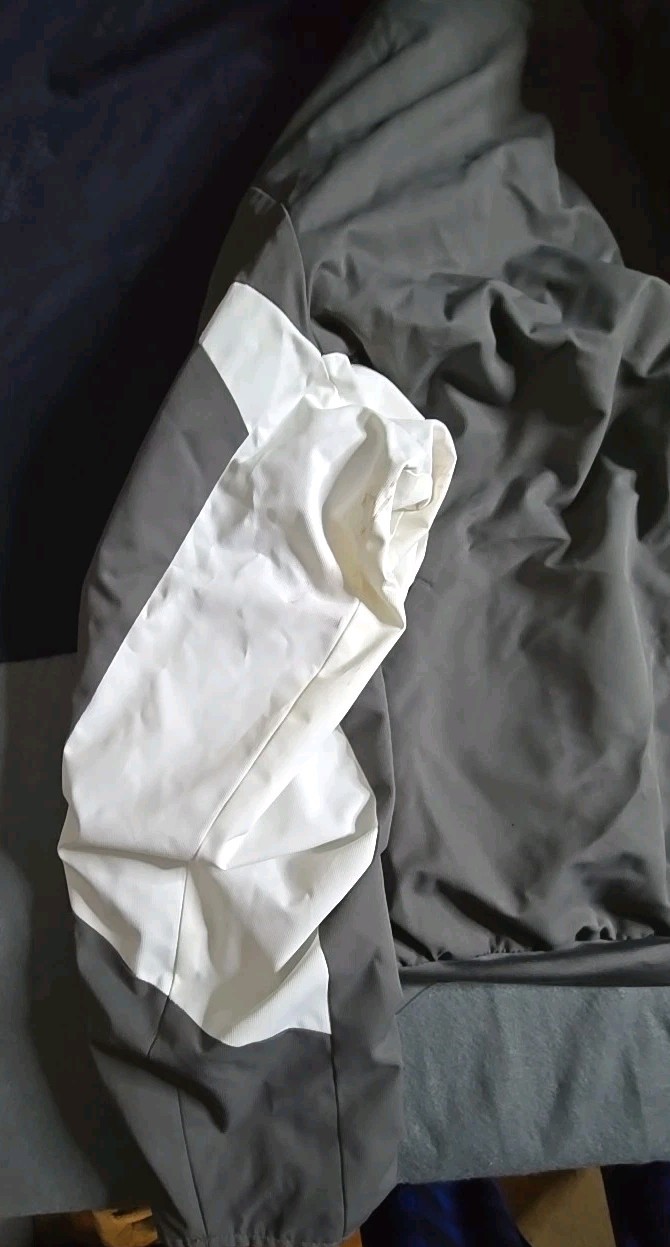 BLANK Majestic Athletic Therma Base Premier Jacket Grey White XL
