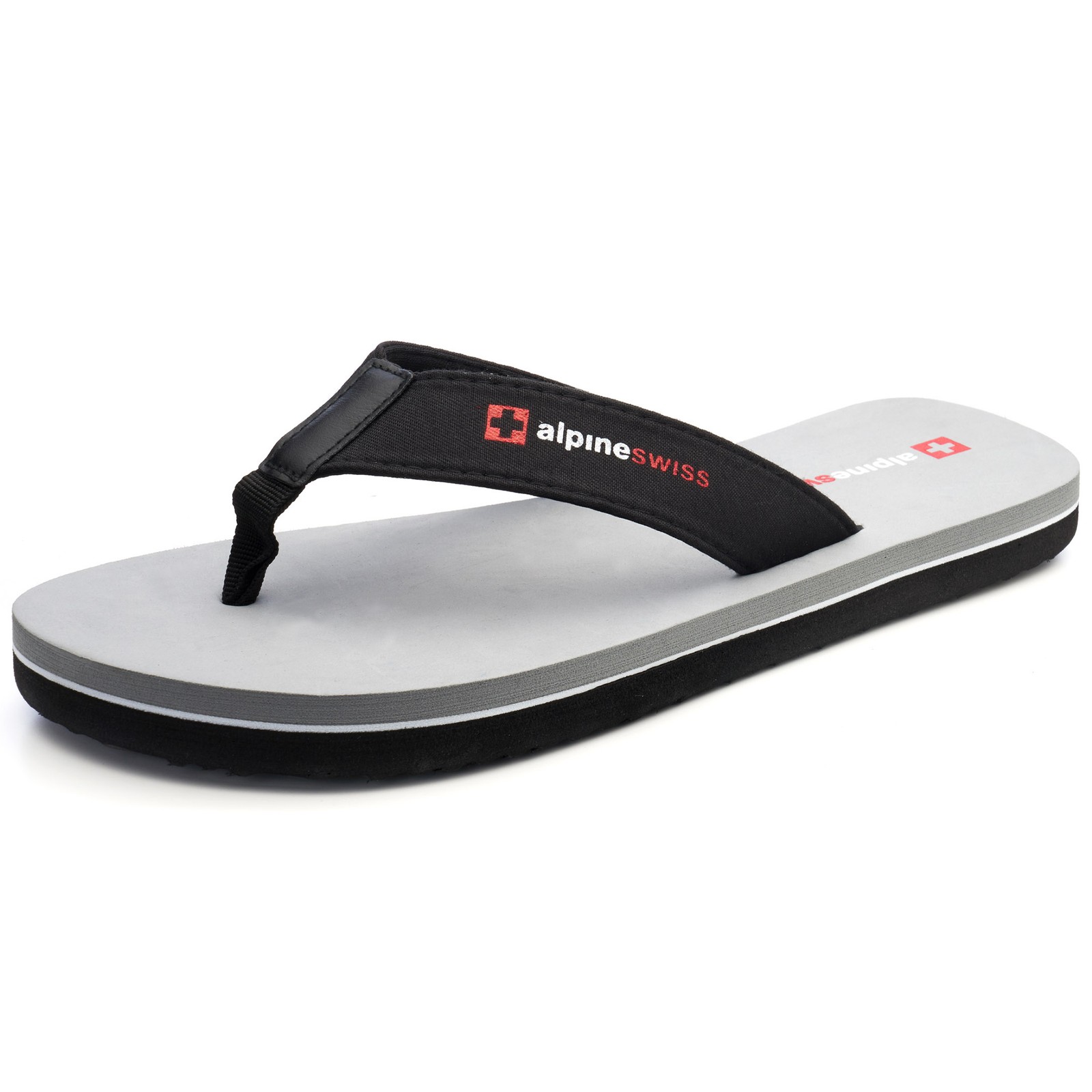 Alpine Swiss Mens Flip Flops Lightweight Thong Sandals Beach Slides EVA Sole