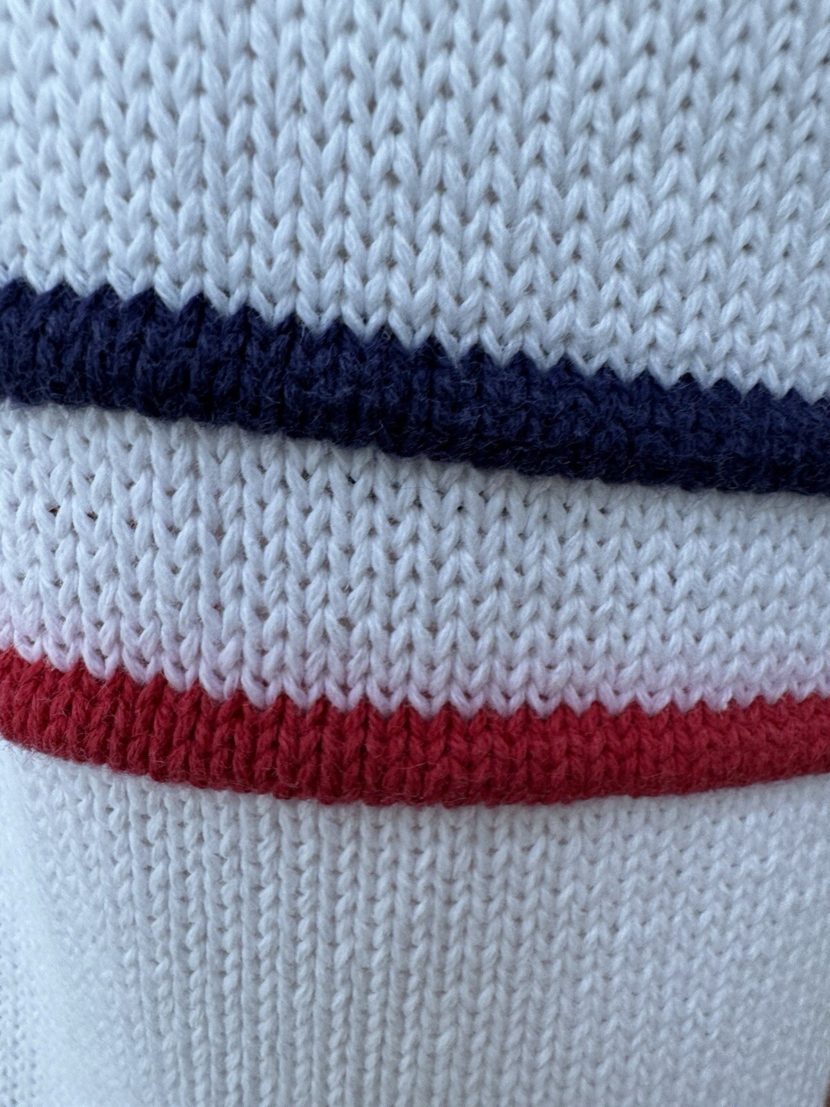 FLAWS Vintage Rowing Boat Knit Sweater Lake Preppy Nautical Summer 4th of July