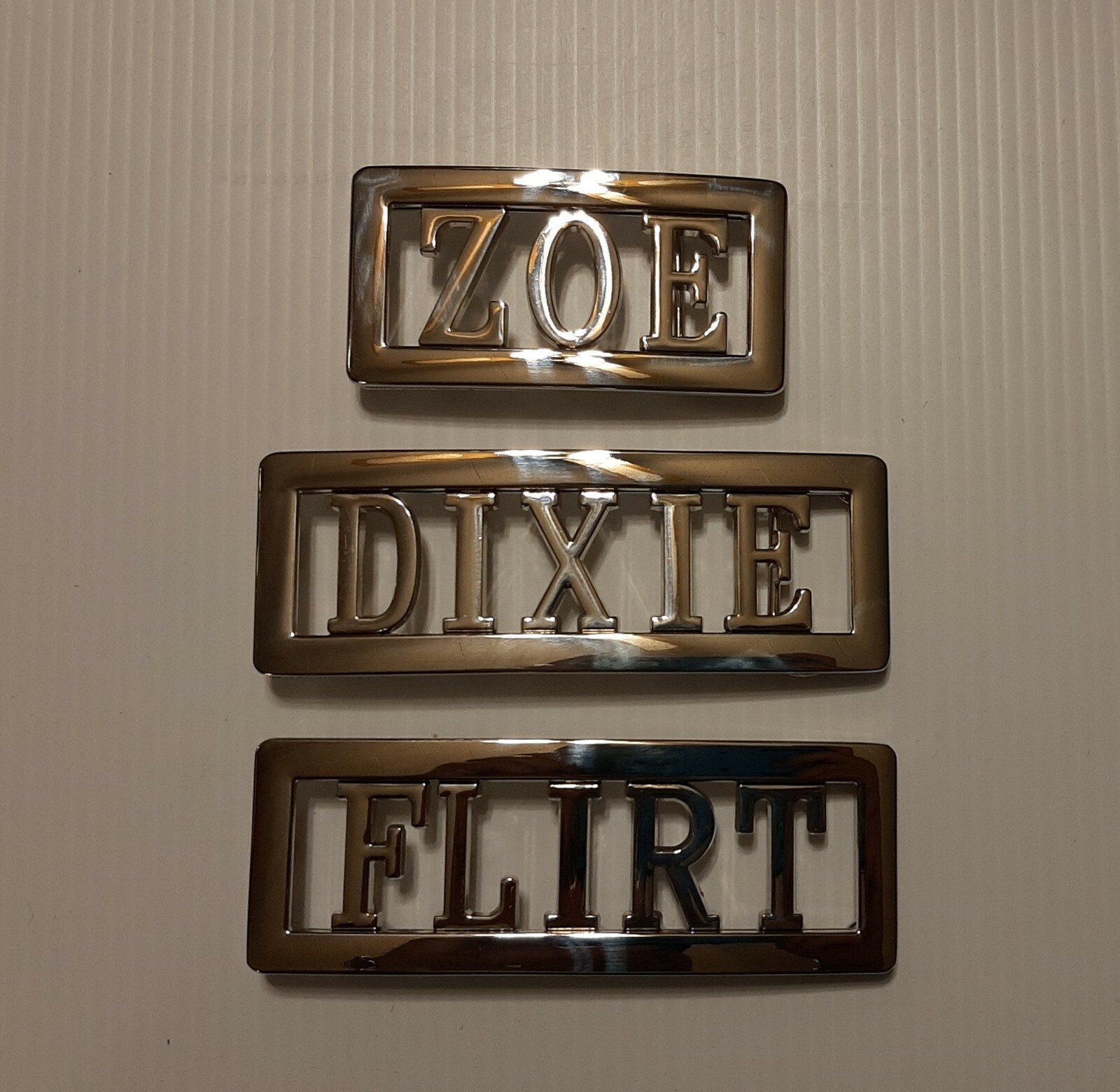 Personalized Custom Name Metal Belt Buckle -Put your name / word or# on a Buckle
