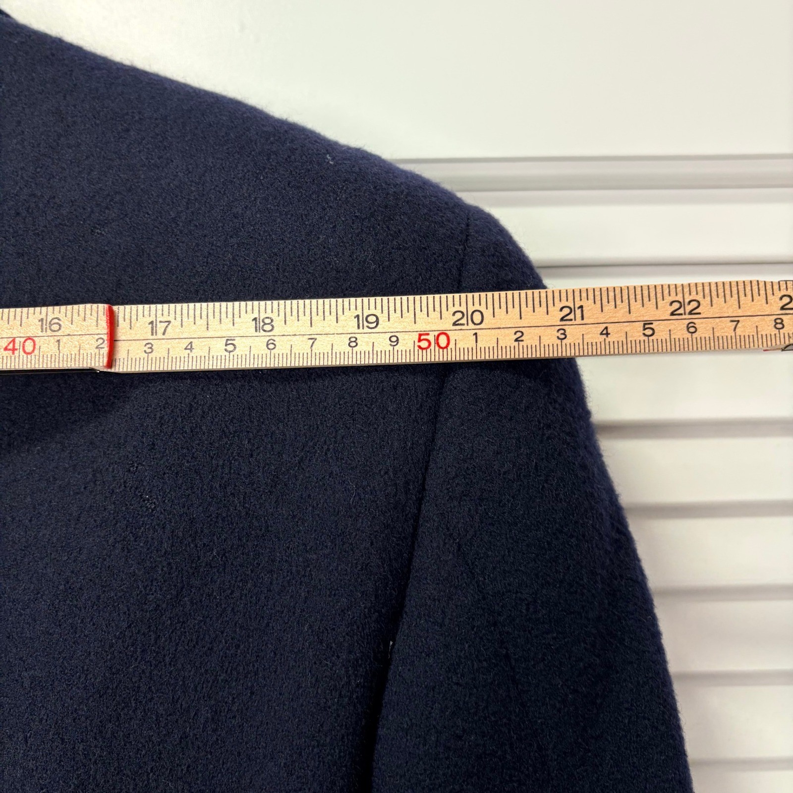 Gieves & Hawkes Savile Row Navy Blue 100% Cashmere Blazer Gold Buttons 43L