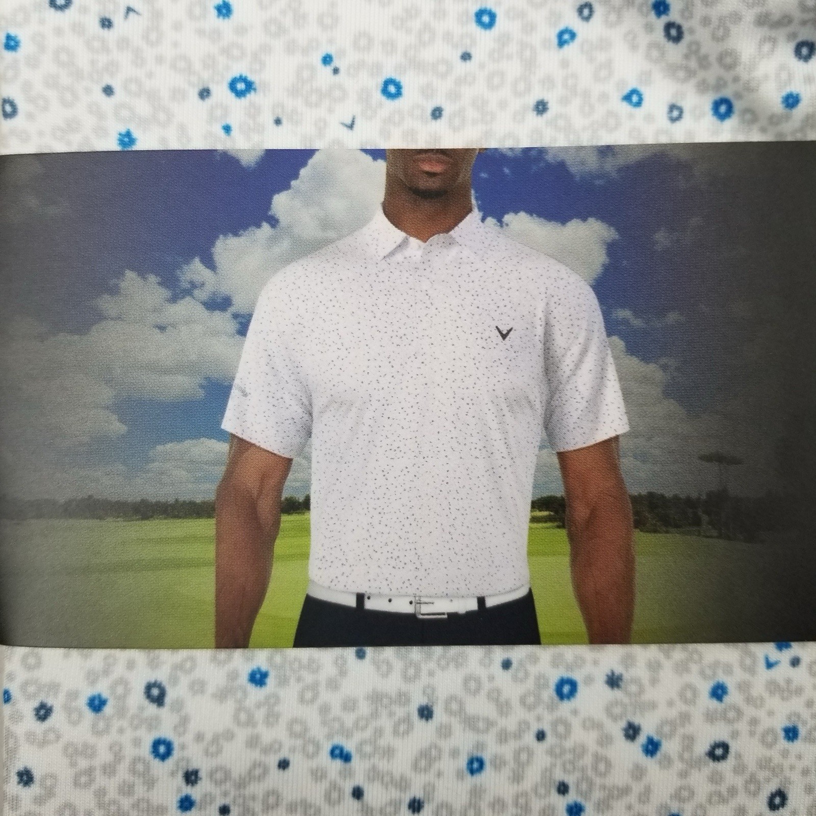 Callaway Men’s Medium Standard Fit Lightweight Moisture Wicking Performance Polo