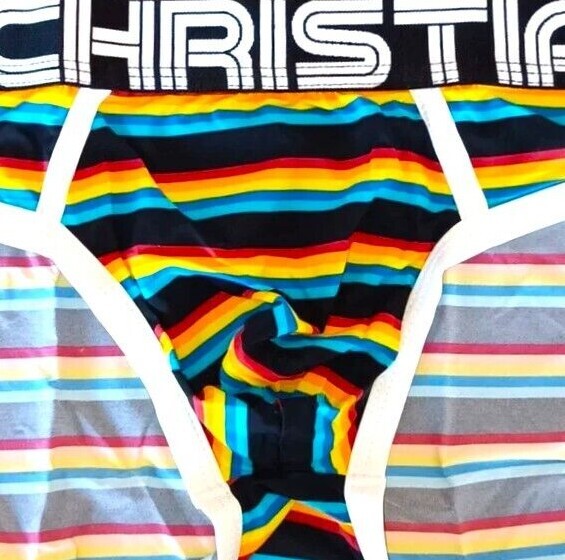 Andrew Christian California Stripe Brief – Almost Naked – 92679 – Multi