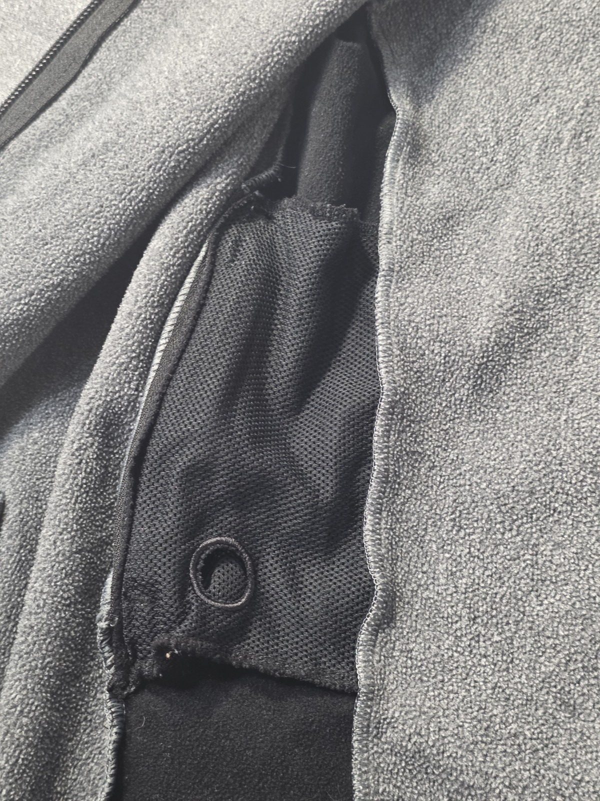Nike Therma-FIT Full Zip Hoodie Jacket – Women’s Large – Gray/Black