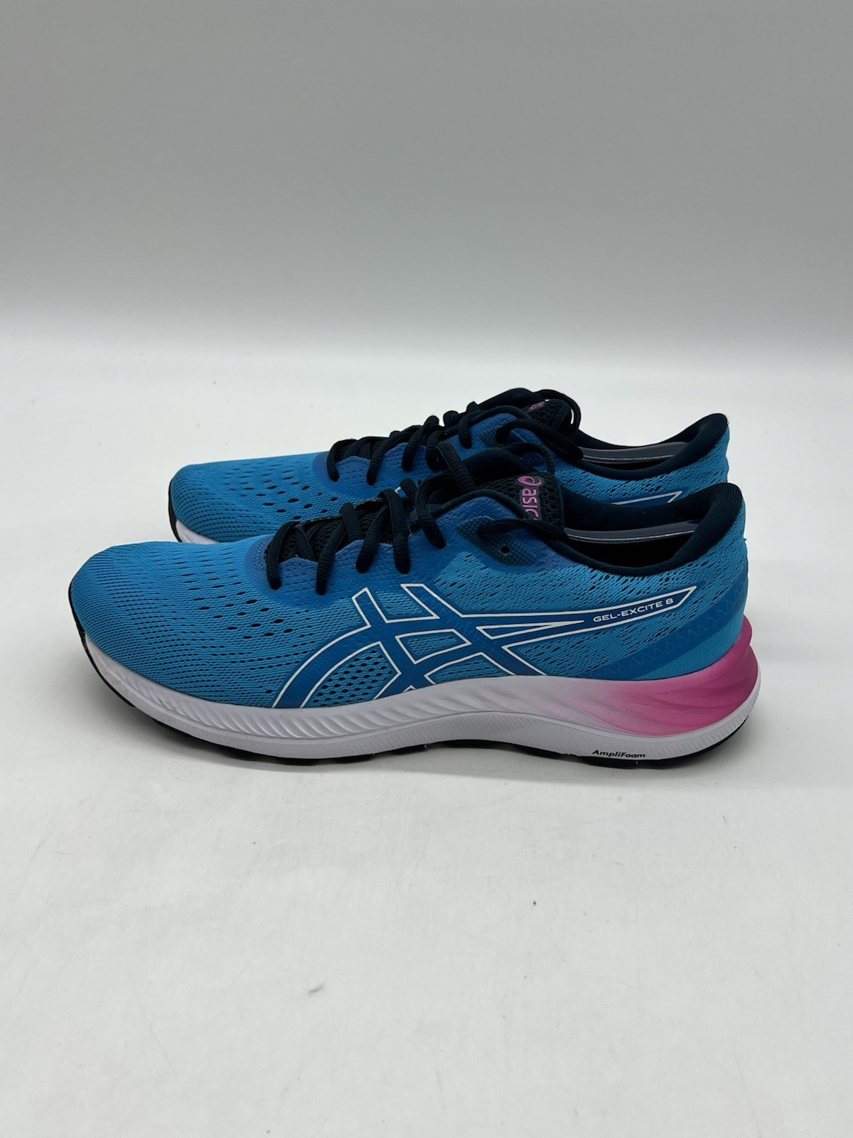 Asics Gel-Excite 8 Digital Aqua White Mesh Women Size 11 Running Sneakers Shoes.
