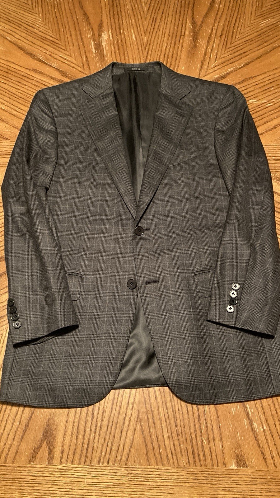 Zegna Trofeo Wool/Silk 38R Jacket Nice! Fully Canvassed