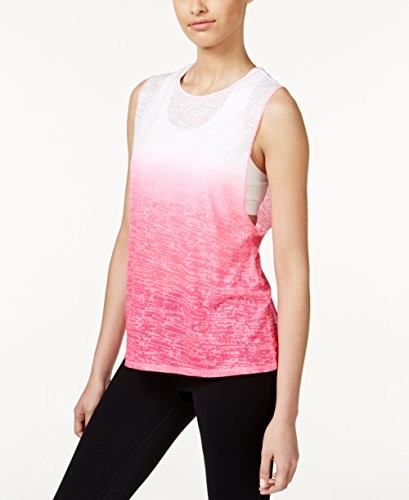 Ideology Womens Dip Dyed Burnout Tank Top Size XL