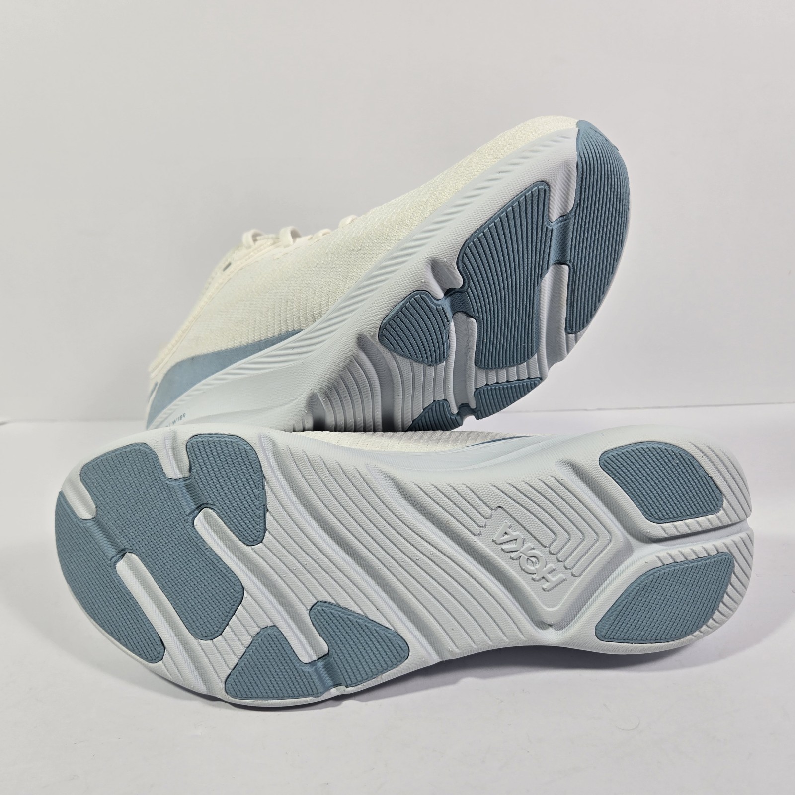 Hoka Solimar Womens 9.5B White Wistful Indigo Running Shoes 1123075 WTND