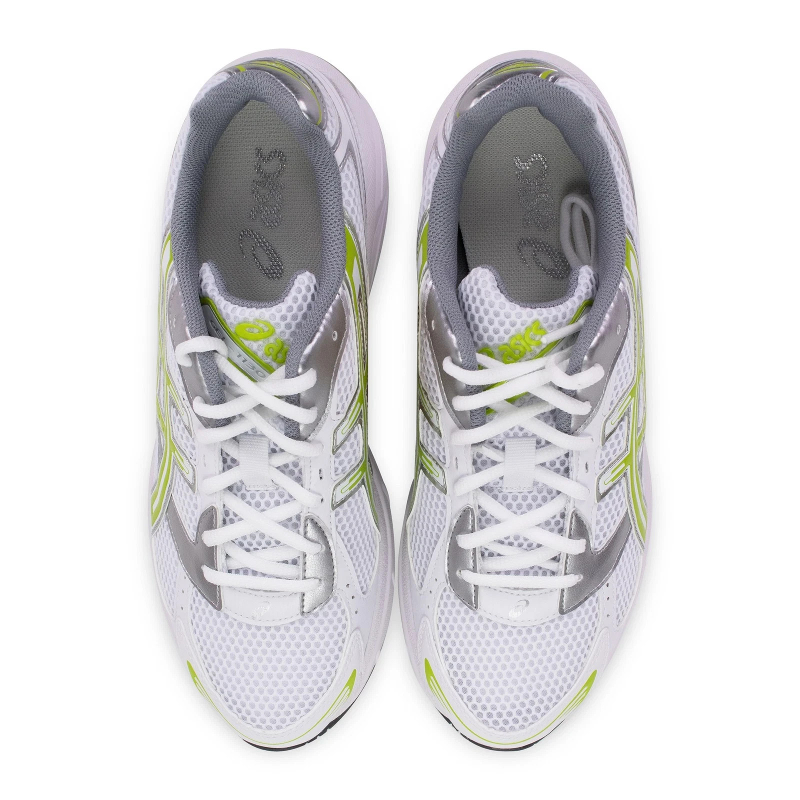 NIB ASICS WHITE/GREEN GEL-1130 SNEAKERS SIZE 11