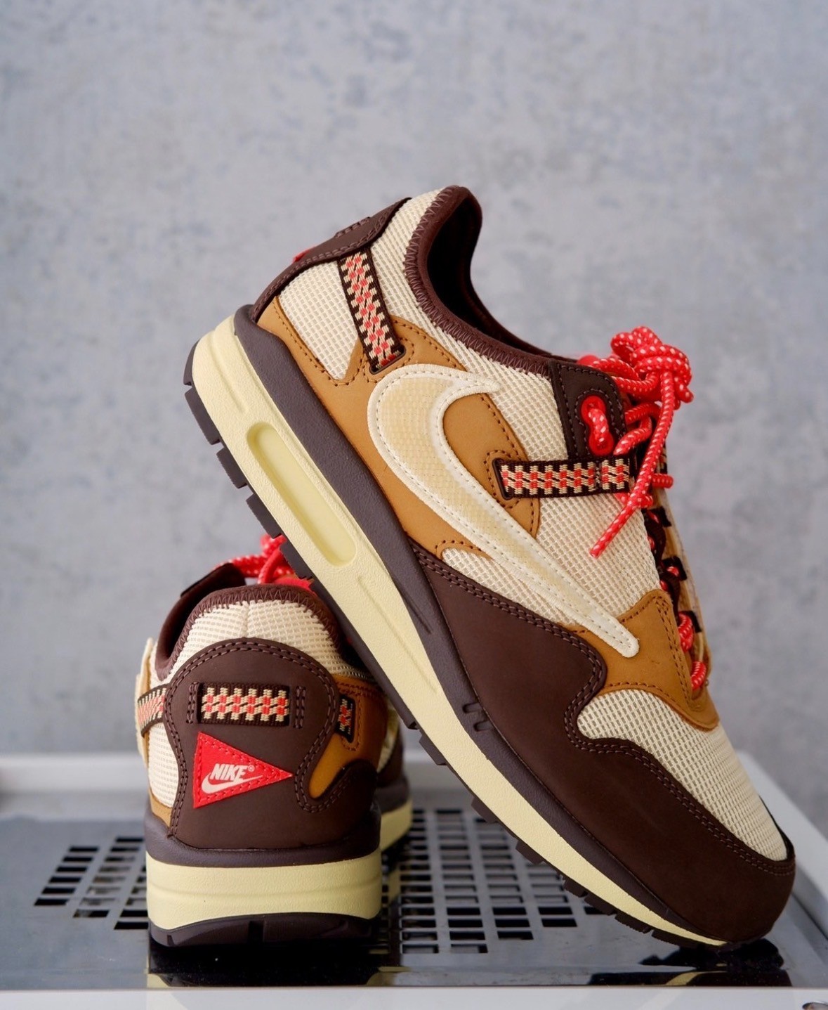 NEW Nike Air Max 1 Travis Scott Baroque Brown Cactus Jack Limited DO9392-200