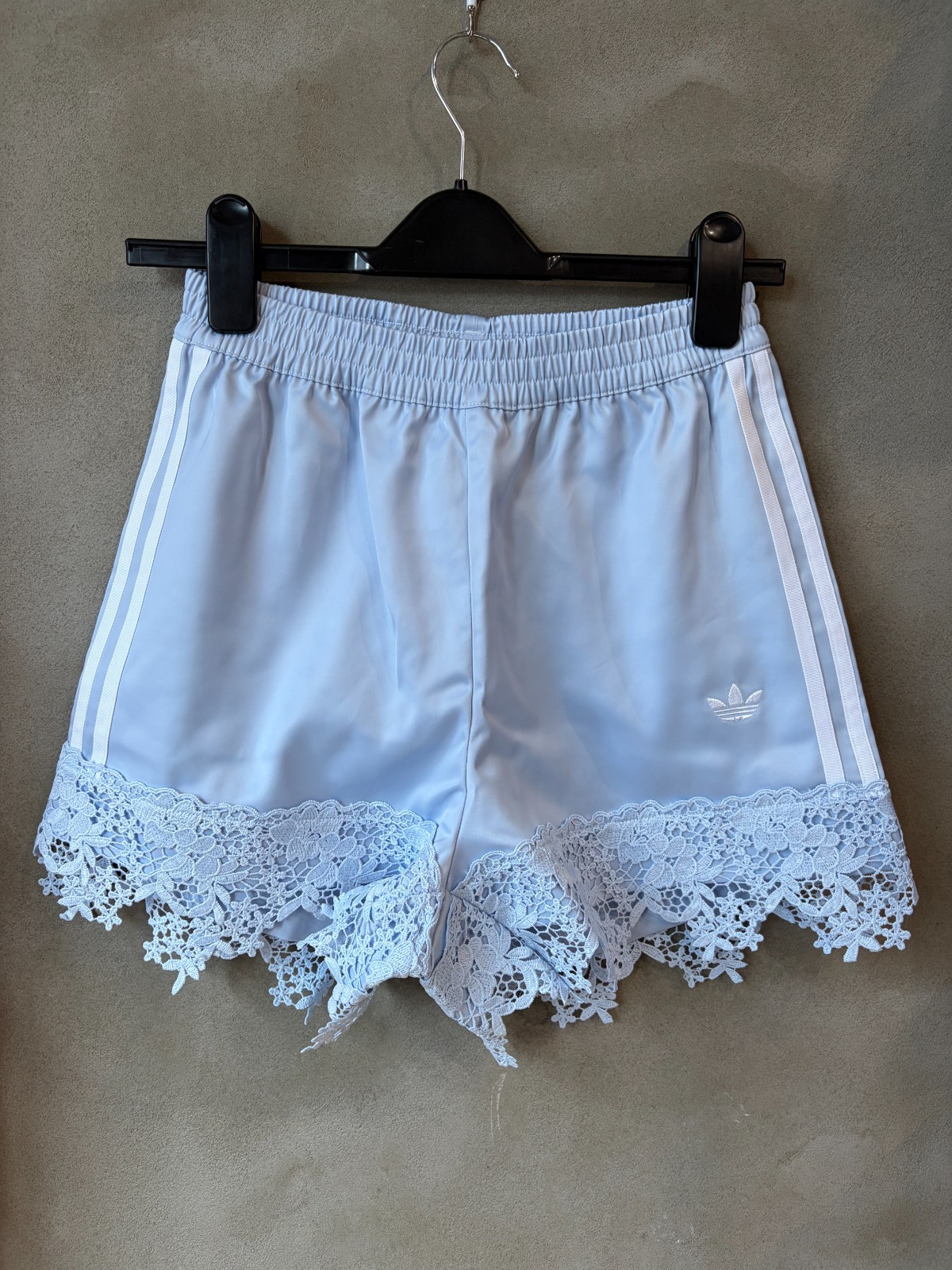 adidas Originals Satin Lace Loose Shorts Women Lifestyle Casual AsiaFit LD1812