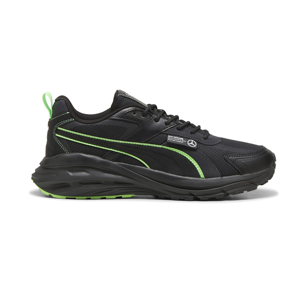 PUMA Mercedes Amg Petronas F1 X Hypnotic Ls Lace Up Mens Black Sneakers Casual