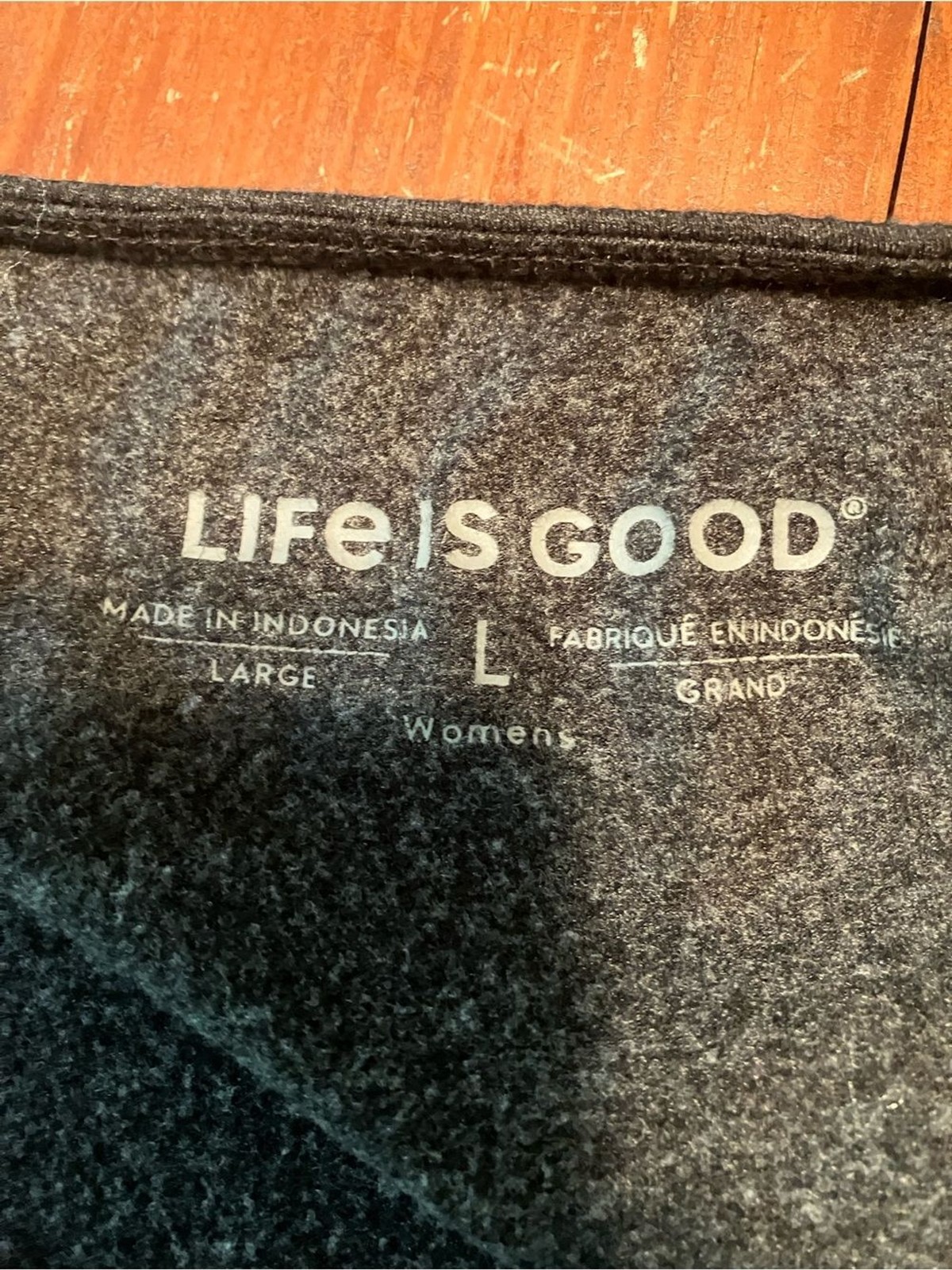 Life Is Good Sleeveless Charcoal Maxi Dress