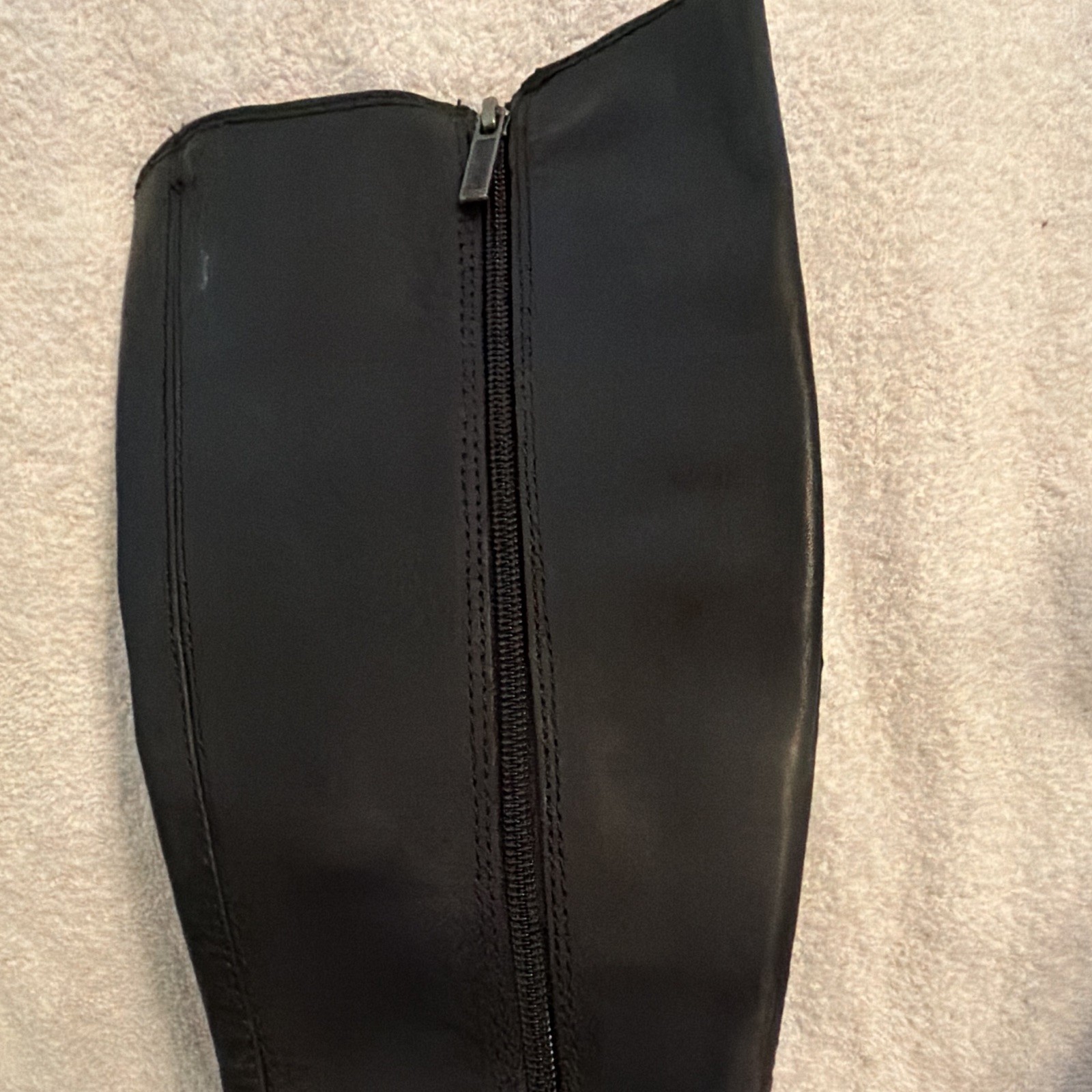 Harley-Davidson Women’s Tall Leather Biker Boots Size 6.5 Buckle & Studs