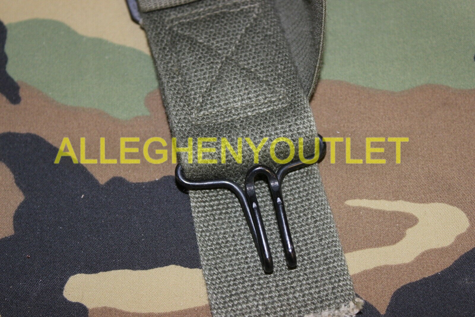 M1950 Trouser Pant Suspenders Elastic OD Green US Military Surplus EXC