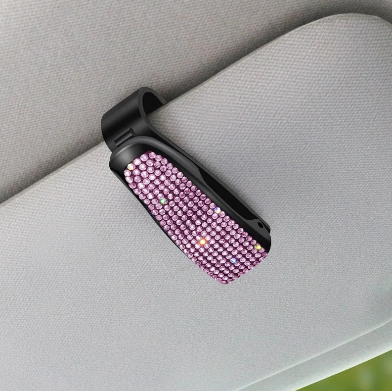 Colorful Car Glasses Holder Clip – Sunglasses Storage Organizer for Car Interior