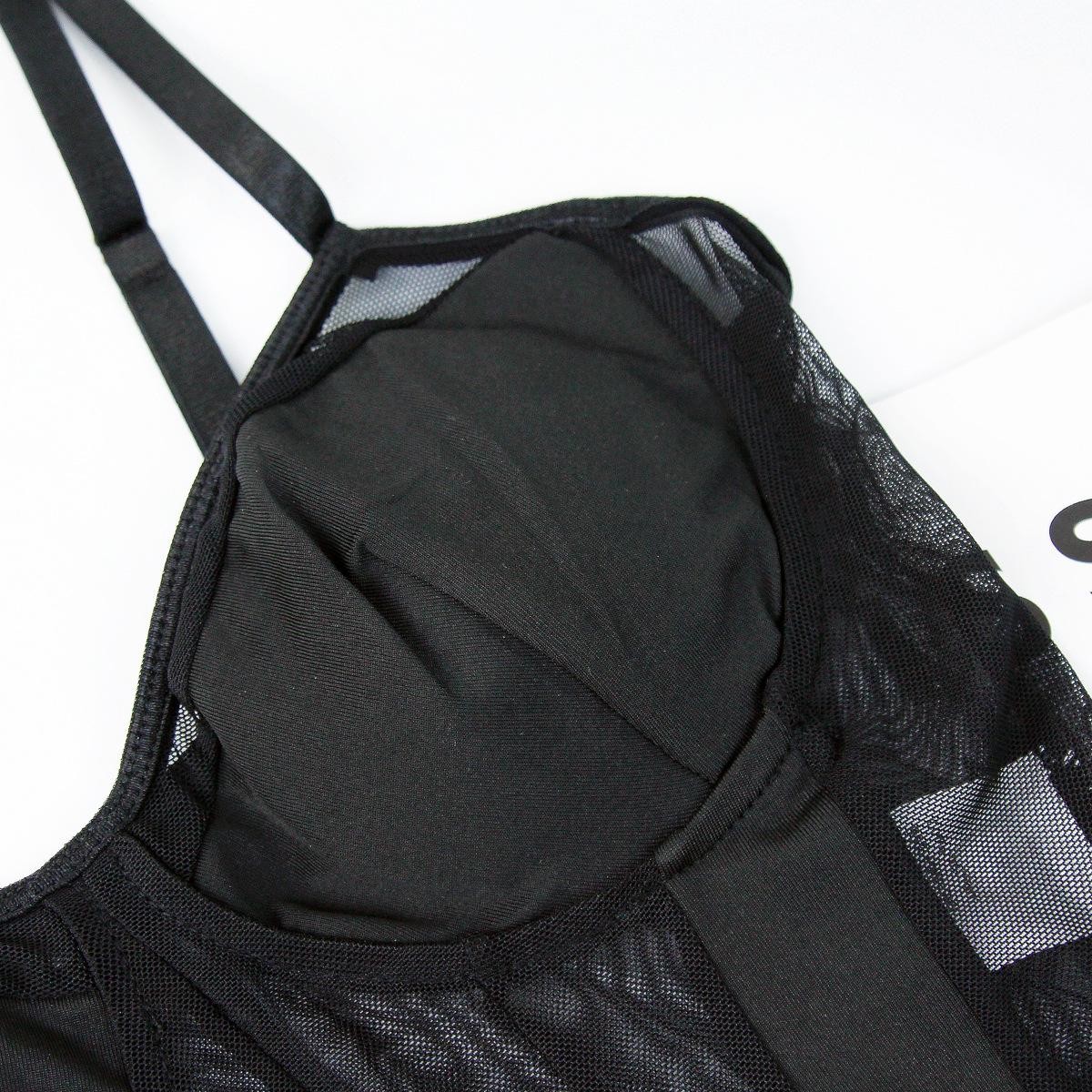 Women Deep V Neck Cami Top Padded Bra Adjustable Straps Slim Fit Tank Top Sexy