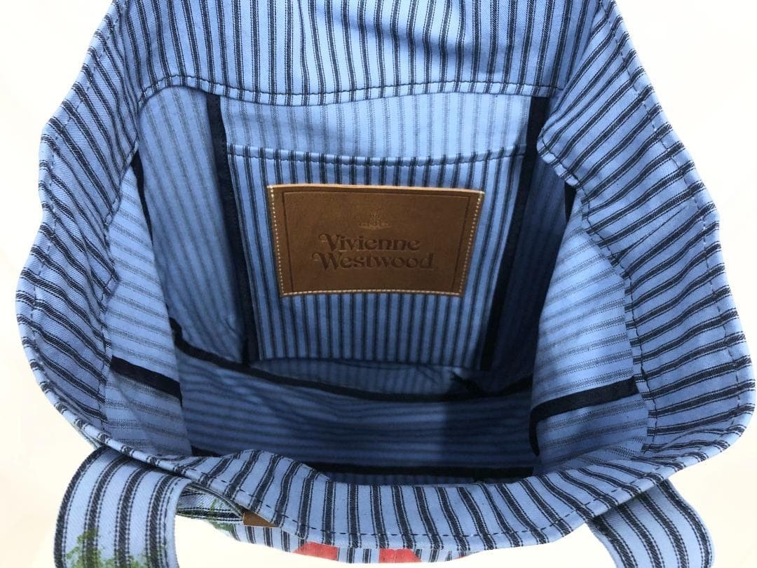 Brand new, unused Vivienne Westwood tote bag, size M, blue 38cm×45cm