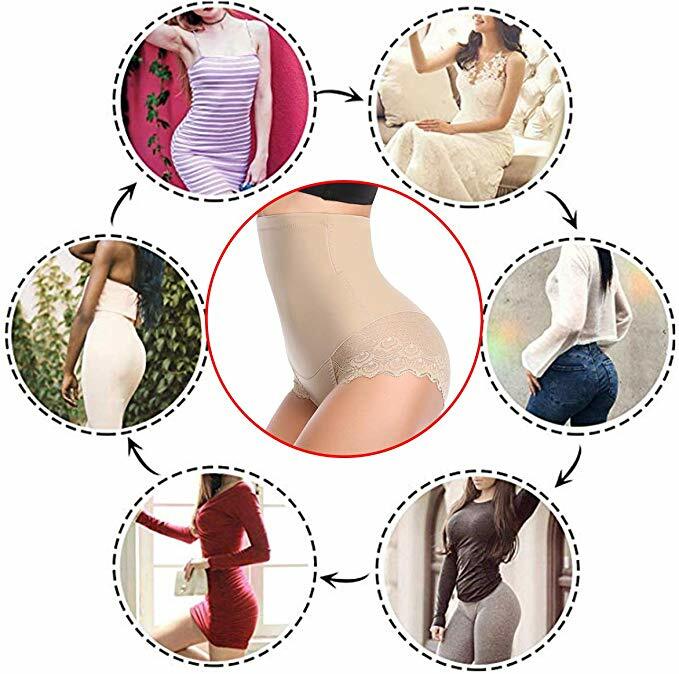 High Waist Body Shaper Butt Lifter Tummy Control Panty Slim Waist Trainer Girdle