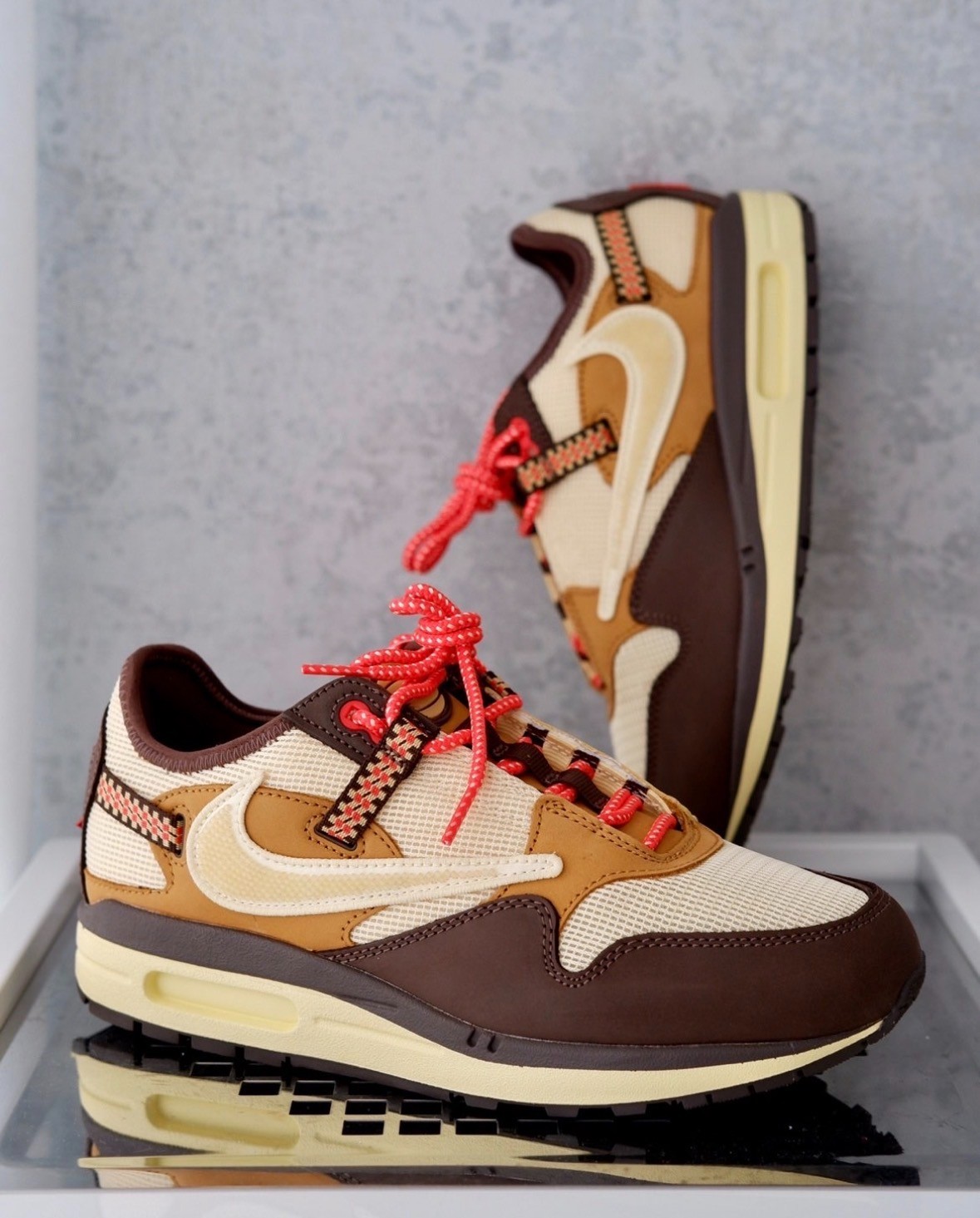 NEW Nike Air Max 1 Travis Scott Baroque Brown Cactus Jack Limited DO9392-200