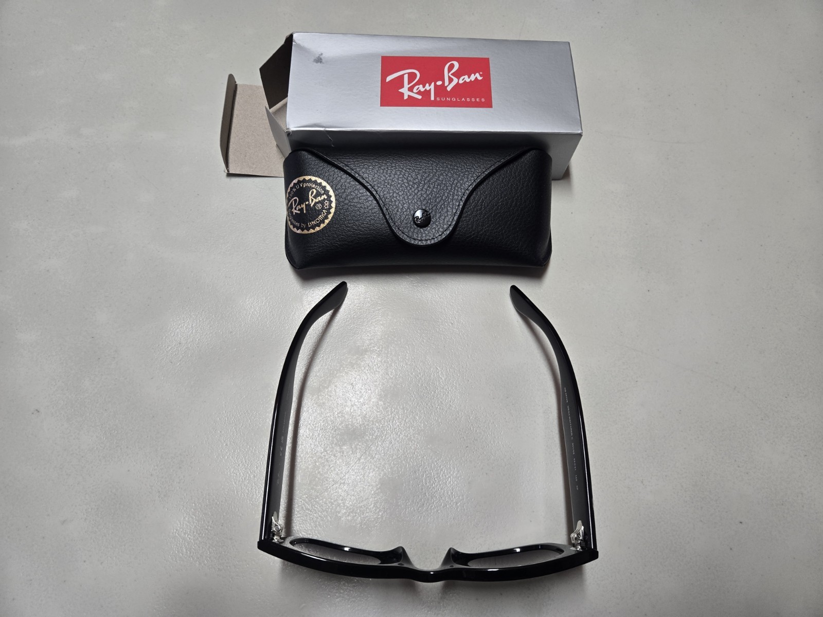 Ray-Ban Mega Wayfarer 2 Black Polarized RB 0832s 901/58 52/21/145 New In Box