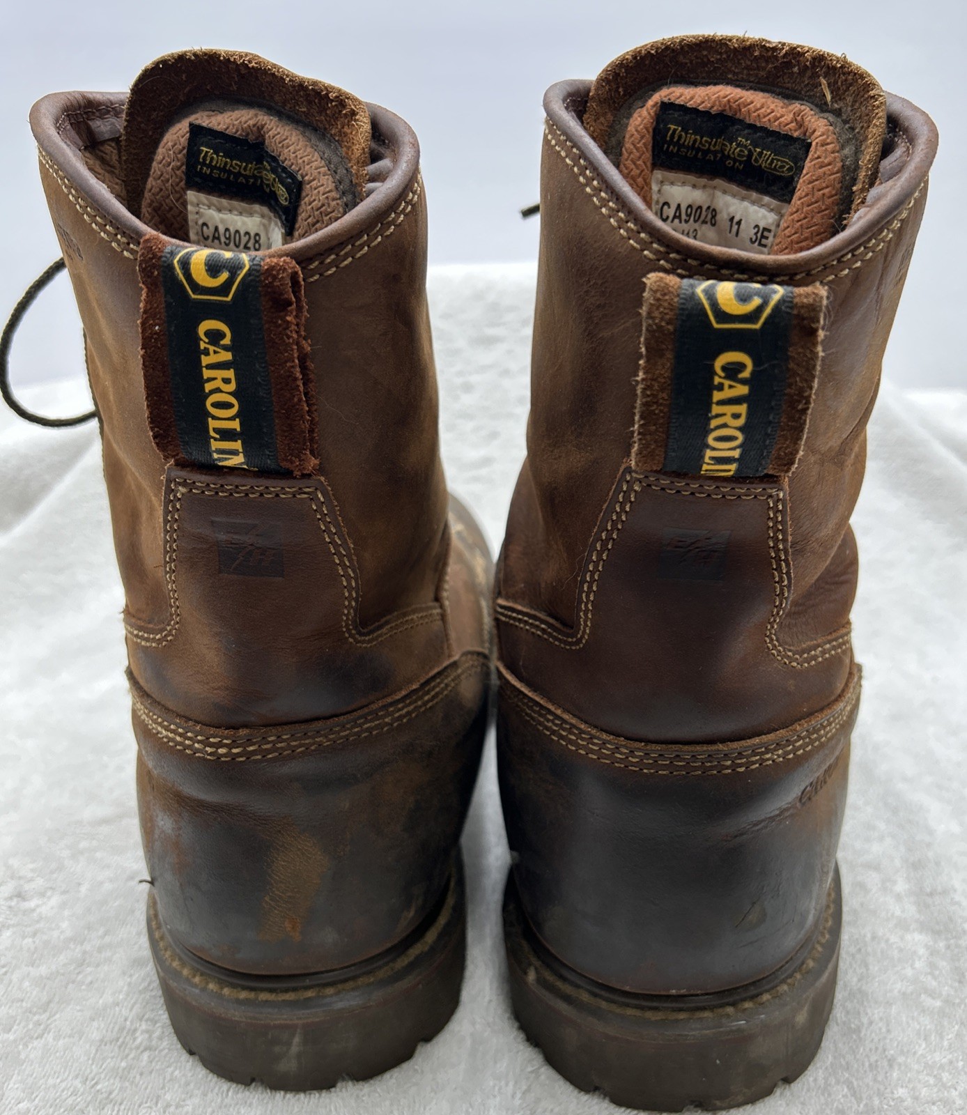Carolina Work Boots Mens (11) EEE Brown CA9028 Leather 3M Thinsulate Insulation