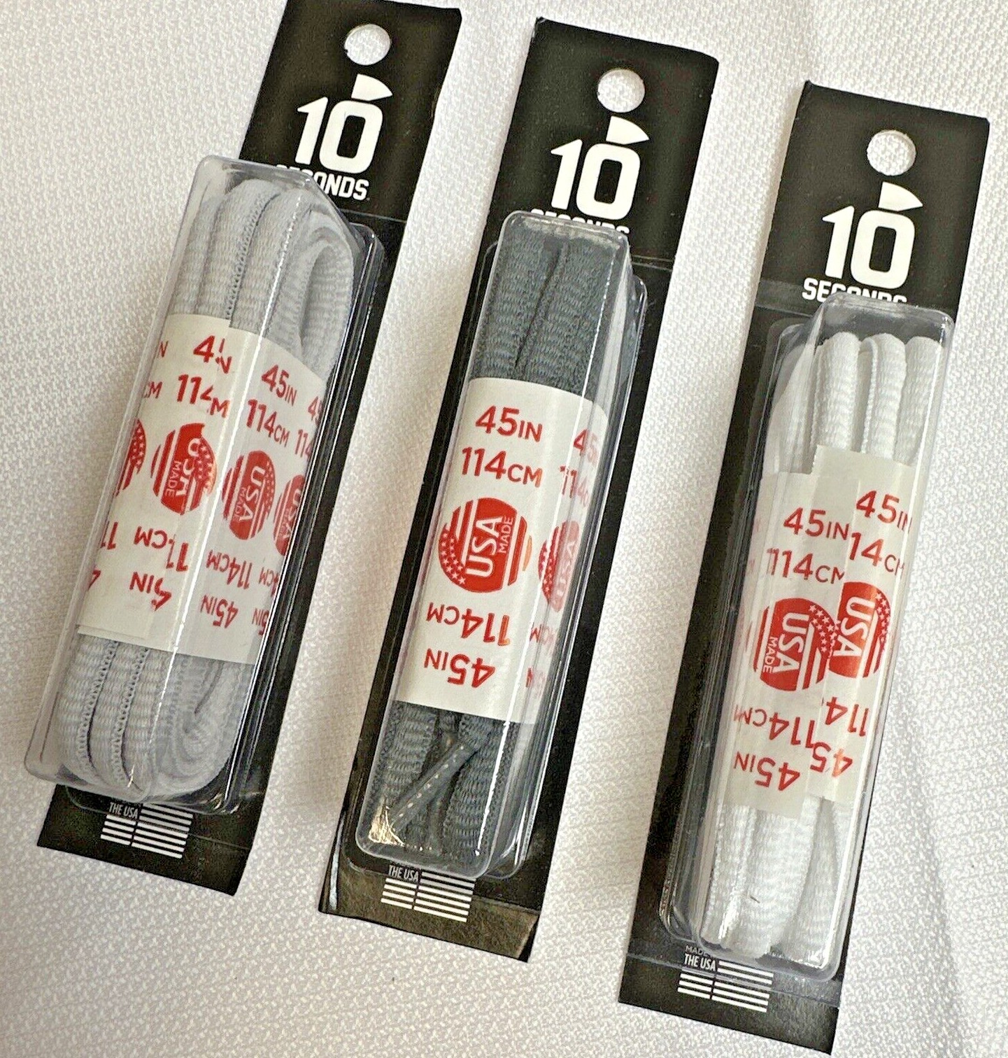 New Balance 10 Seconds Oval Athletic Shoelaces Laces 36″- 63″ Made in USA!