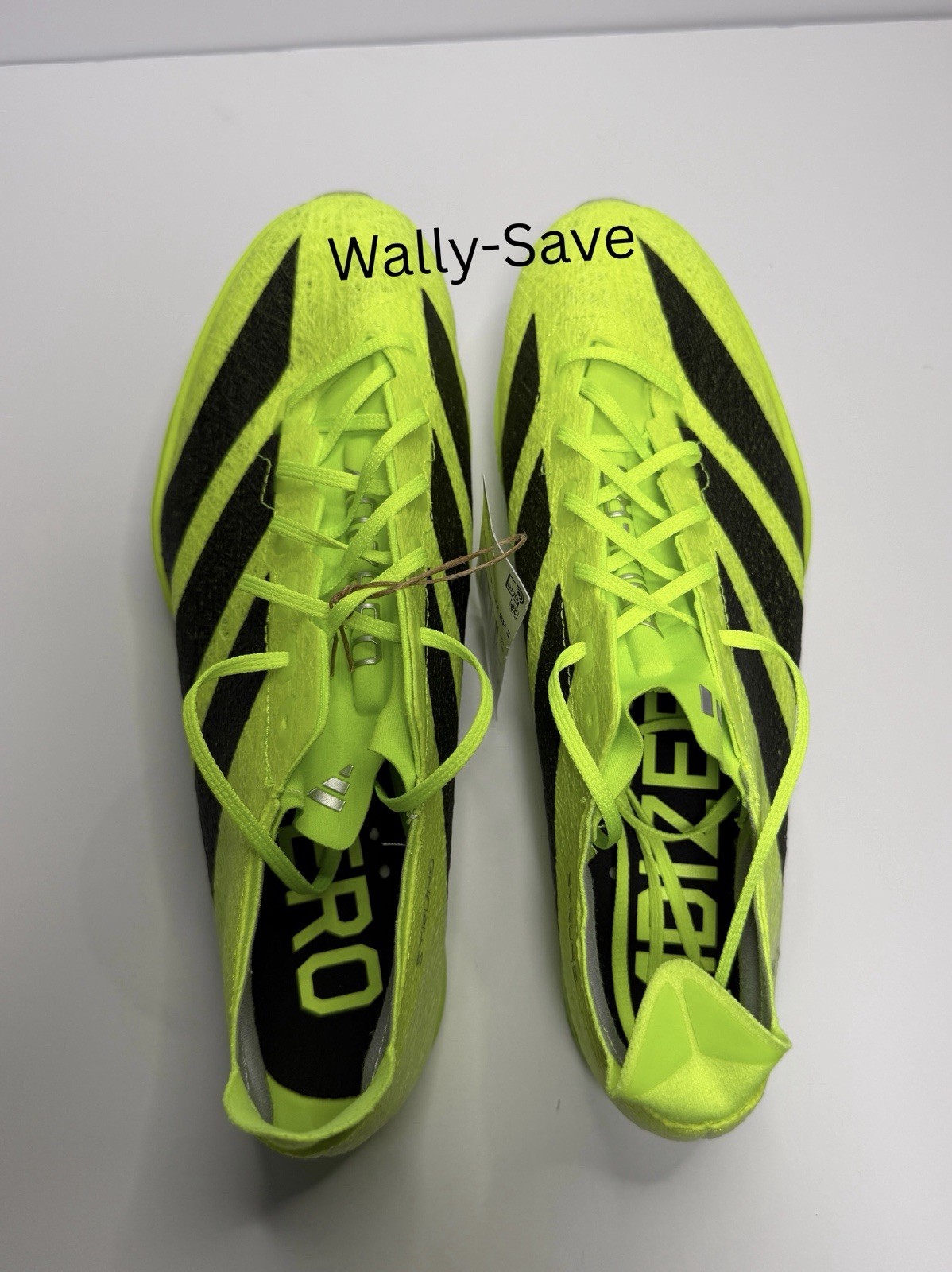 Men’s Size 9 / Women’s 10 – adidas Adizero Prime SP 3 Strung Lucid Lemon Black