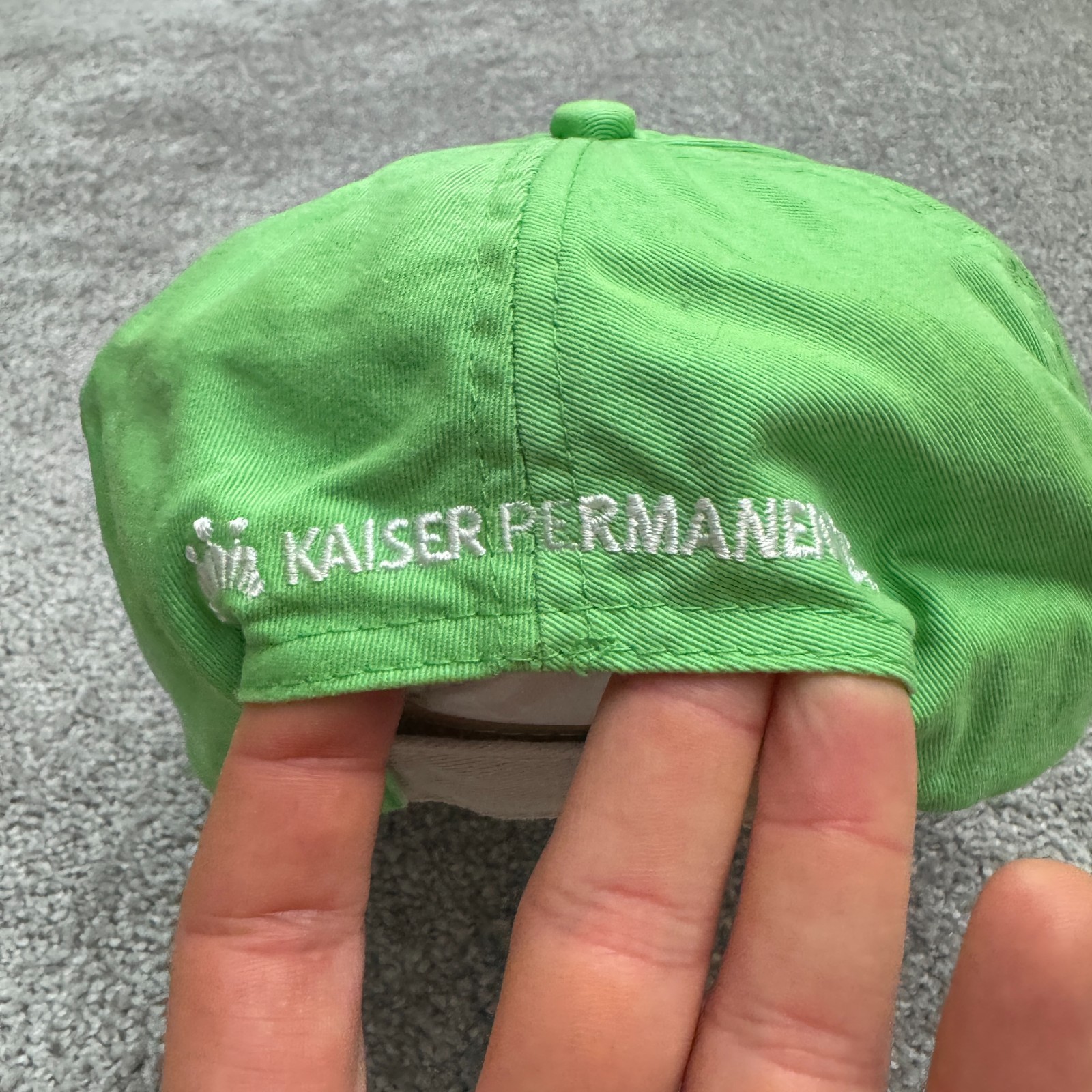 Kaiser Permanente Thrive Dad Hat Cap K-Products Adjustable Adult Green Cotton