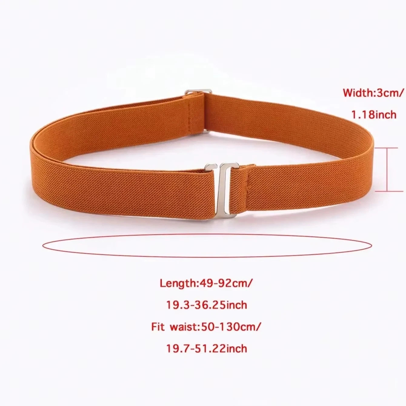 No Show Stretch Belt for Women, Adjustable Sweater Tuck Band, Elastic Belt Tools