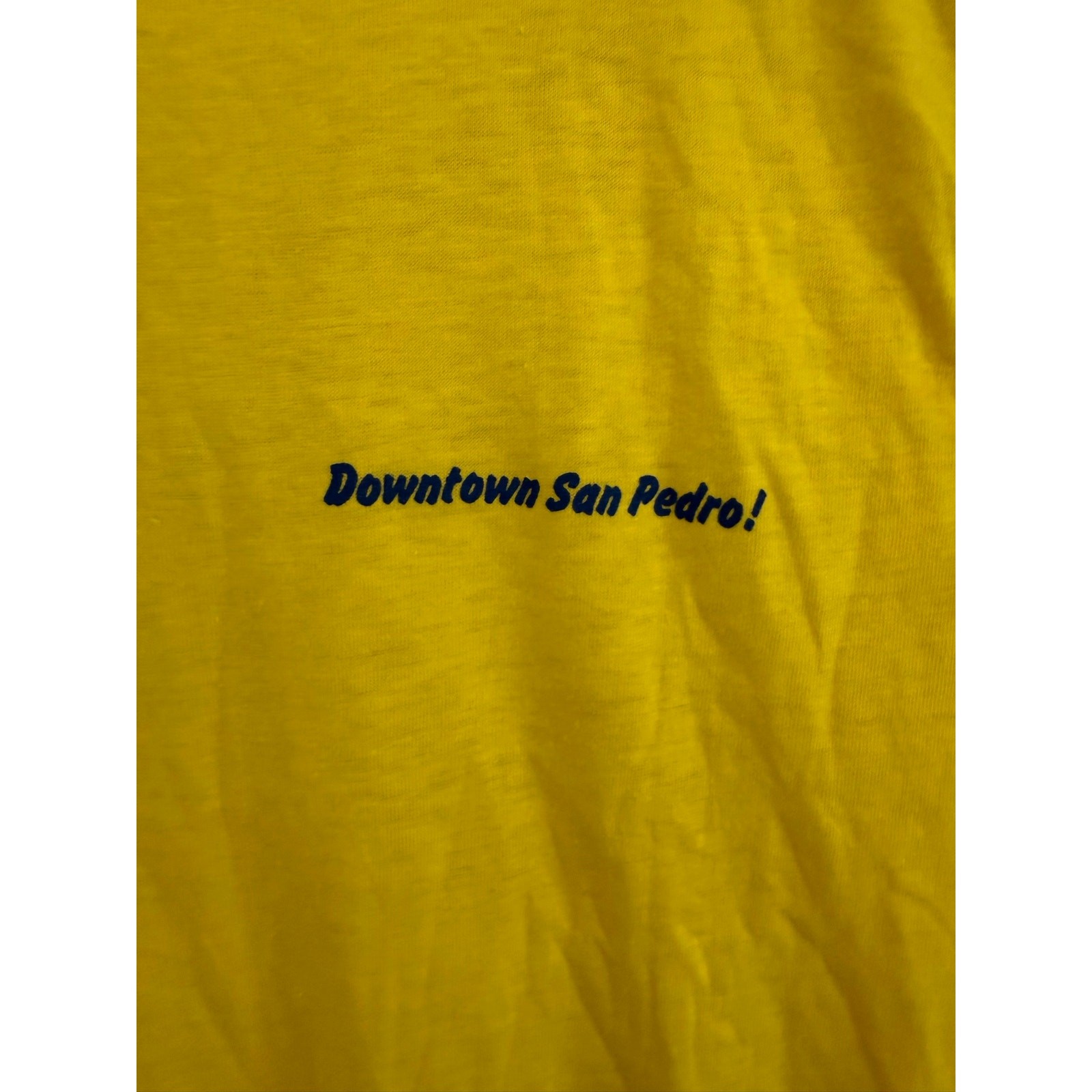 Ched Quality Knits by Anvil Vintage Single Stitch Downtown San Pedro Tee