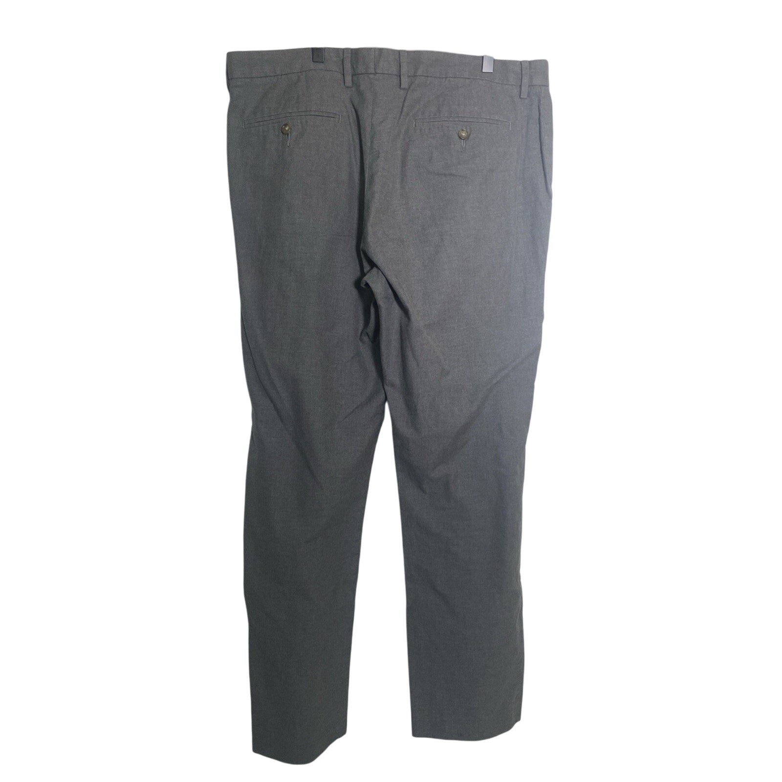 J. Crew Bowery Pants Mens 36×34 Gray Classic Fit Flat Front 100% Cotton
