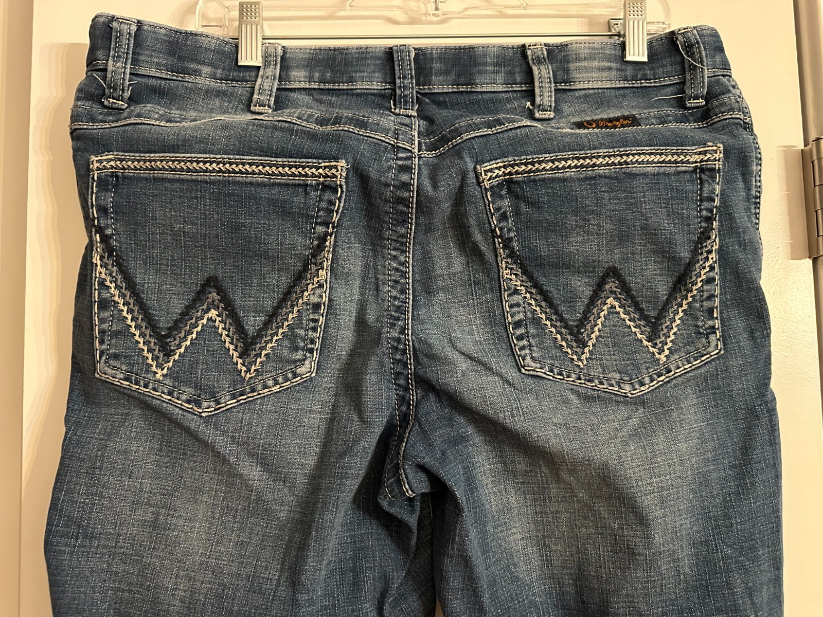 Wrangler Willow Ultimate Riding Mid-Rise Bootcut Jeans Women’s 17 38×33 Denim