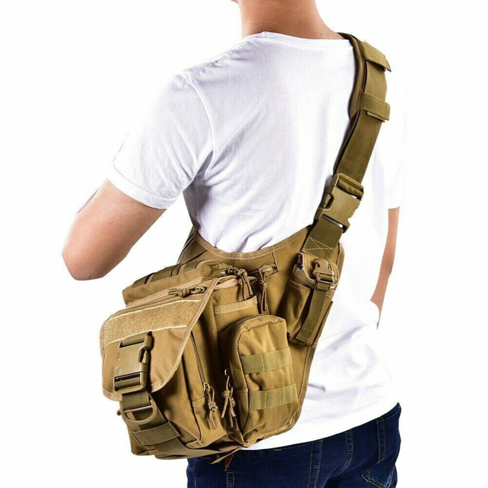 Tactical Messenger Bag Multi-functional Outdoor DSLR Camera Pack Shoulder Bag