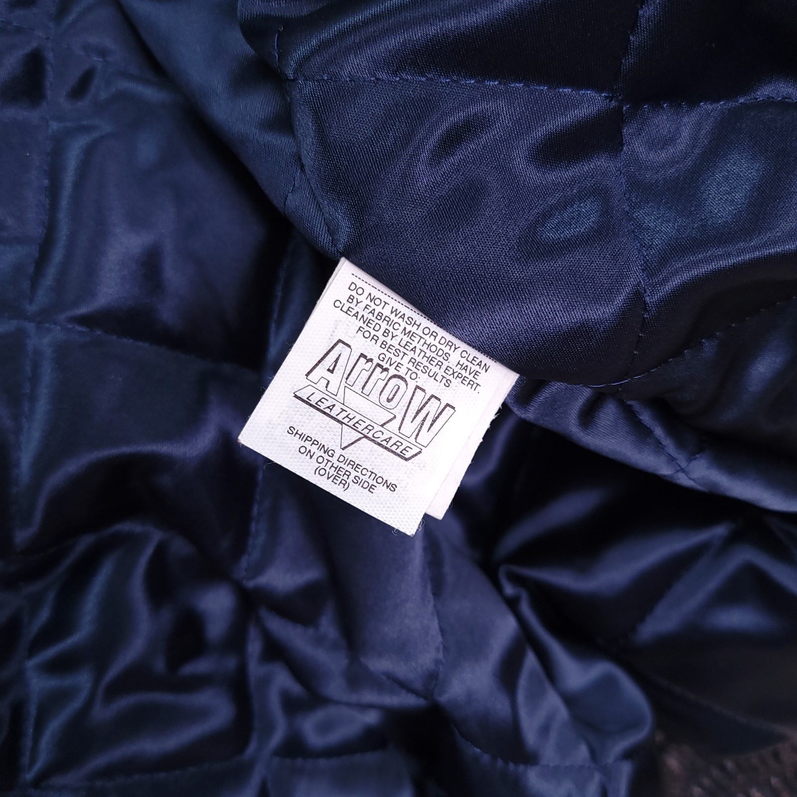 Jeff Hamilton Varsity Jacket Navy Wool Leather Sleeves Mens XL Premier Edition