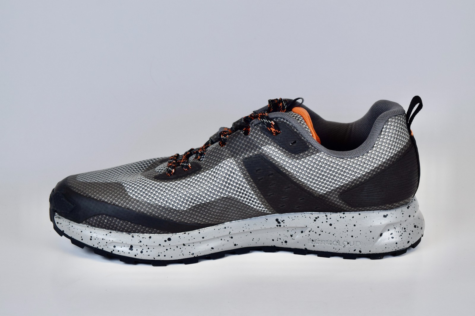 KURU Mens Atom Trail 10330275 Lead Gray Orange Spice Hiking Trail Shoes Size 7.5