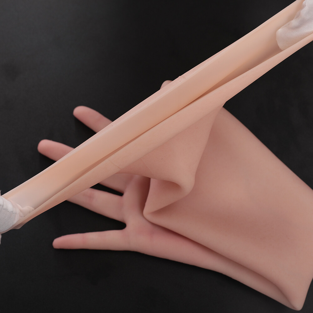 Realistic Silicone Female Gloves Hand Gloves Veins Skin For Crossdresser Cosplay