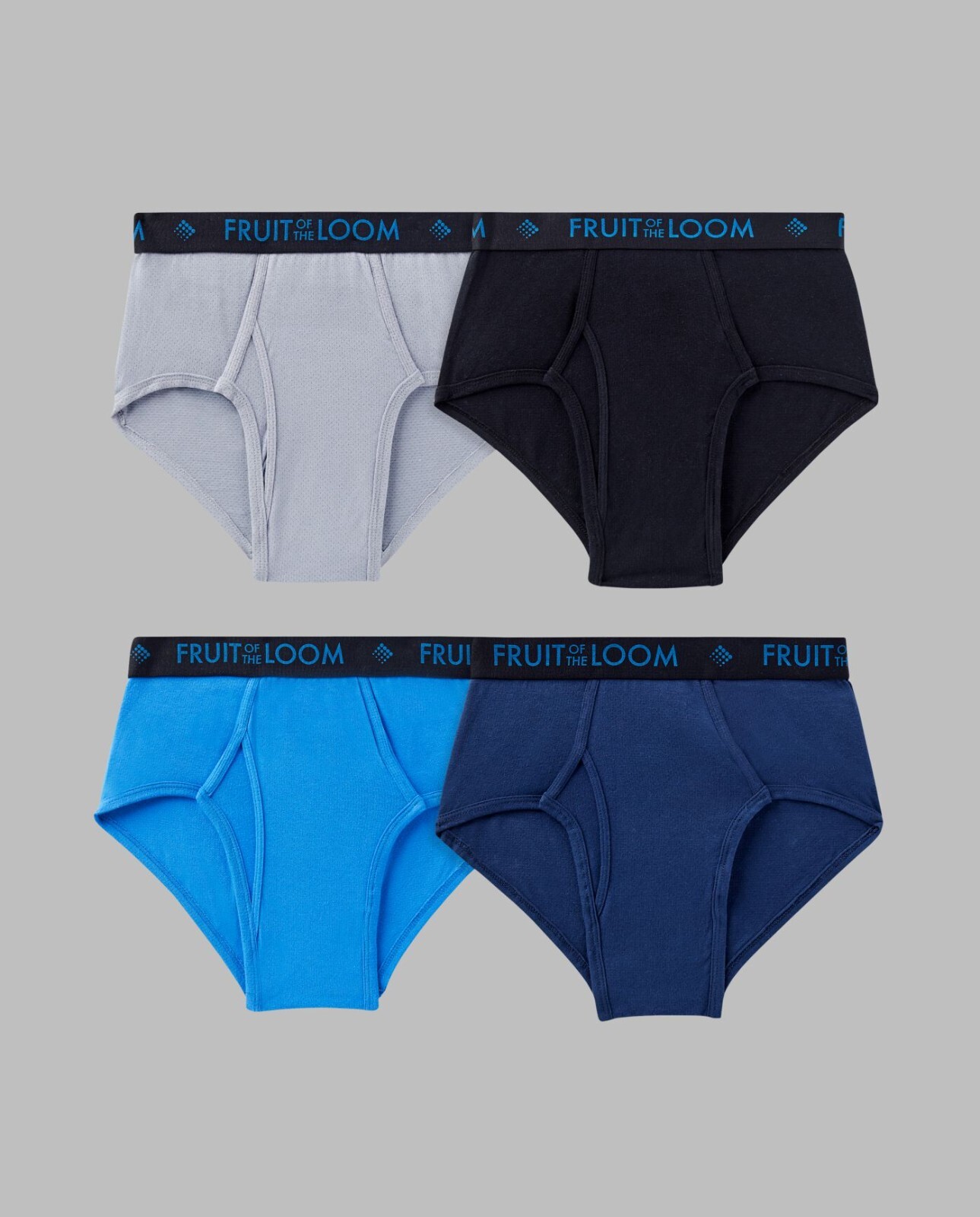 Fruit of the Loom Men’s Breathable Cotton Briefs S M L XL 2X ( 2 or 4 Pack)