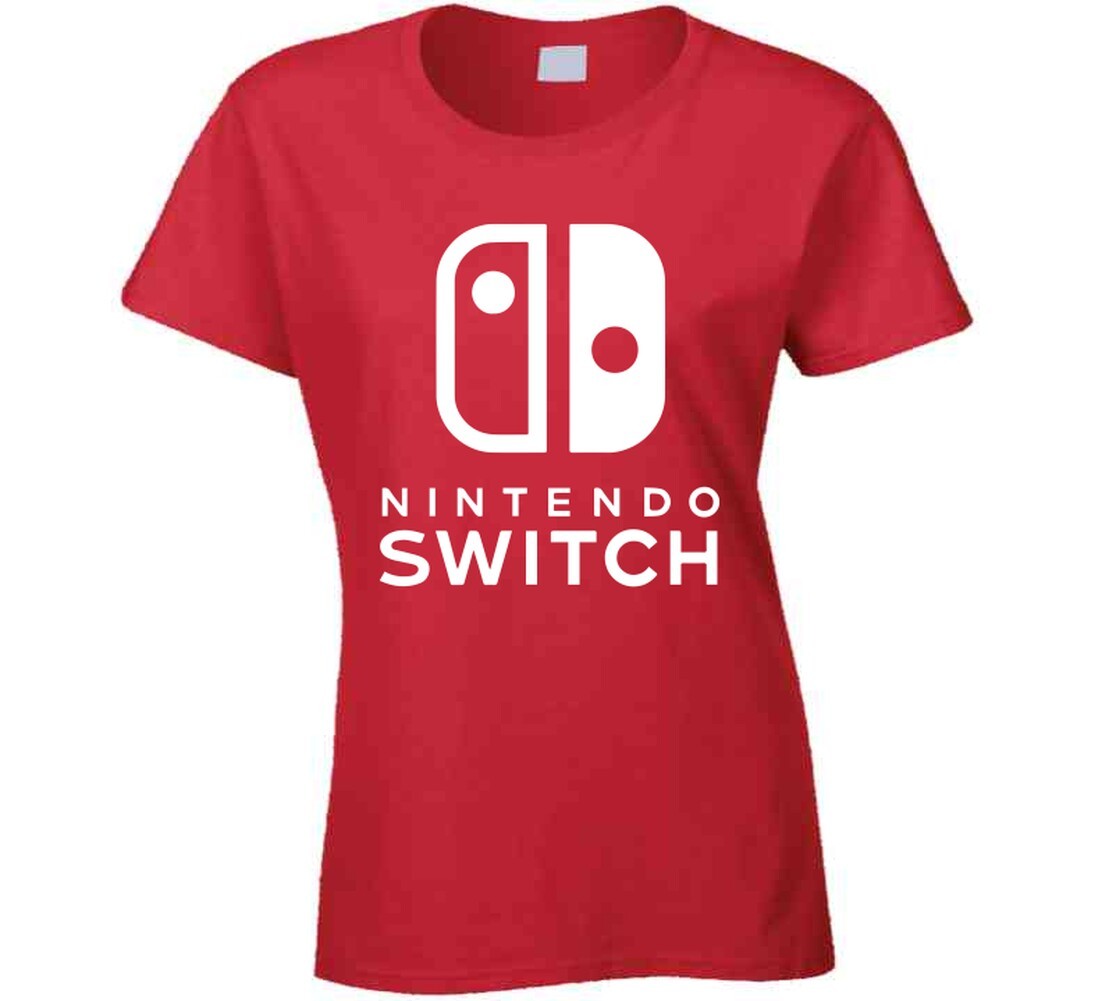 Nintendo Switch Portable Gaming System Gamer Logo Fan T Shirt