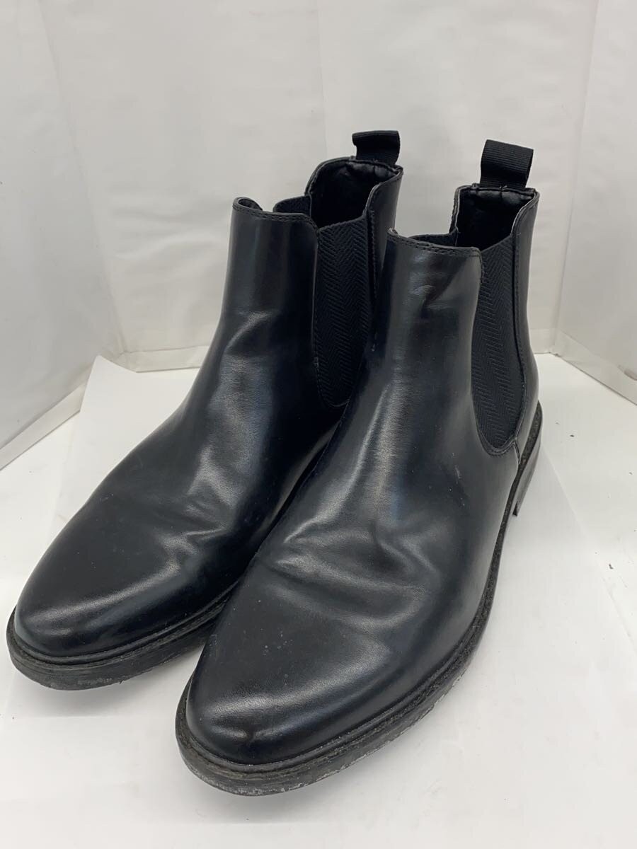 Kenneth Cole Side Gore Boots/27Cm/Blk/Leather BFT44