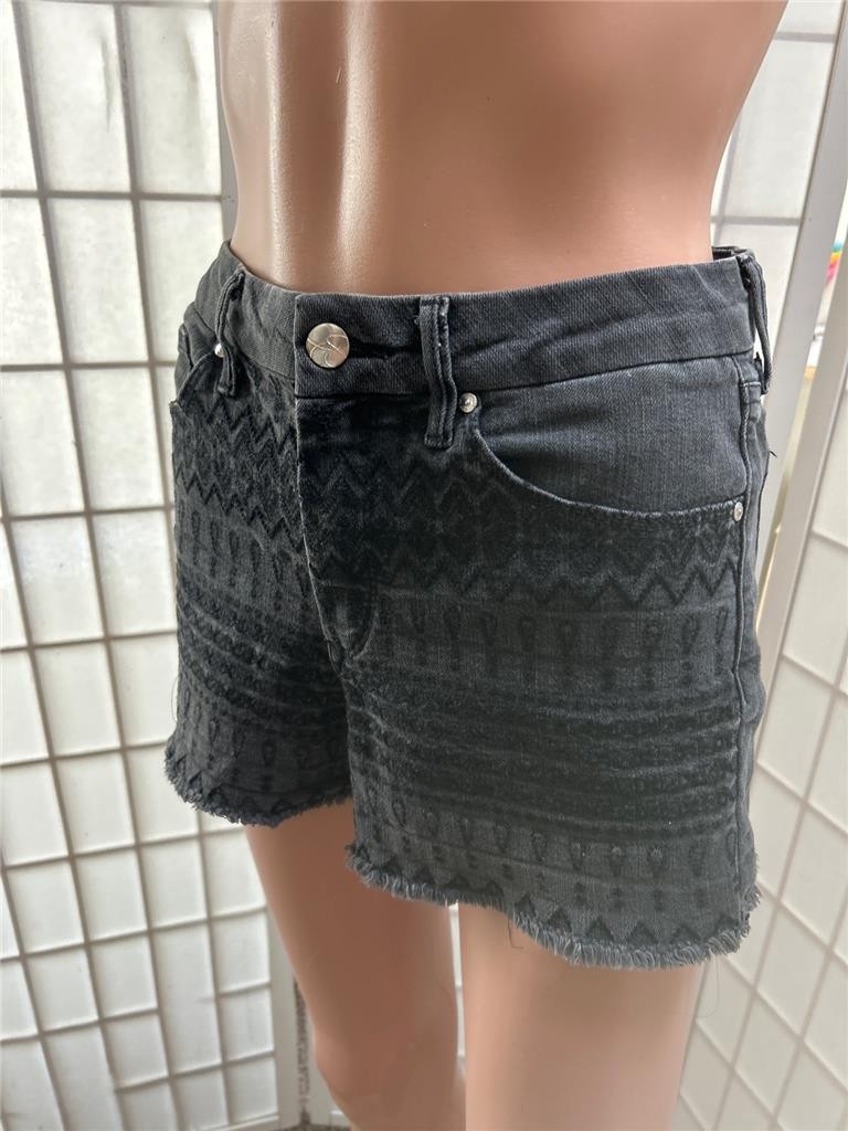 Women’s Jessica Simpson 27 Charcoal Black Uptown High Rise Shorts