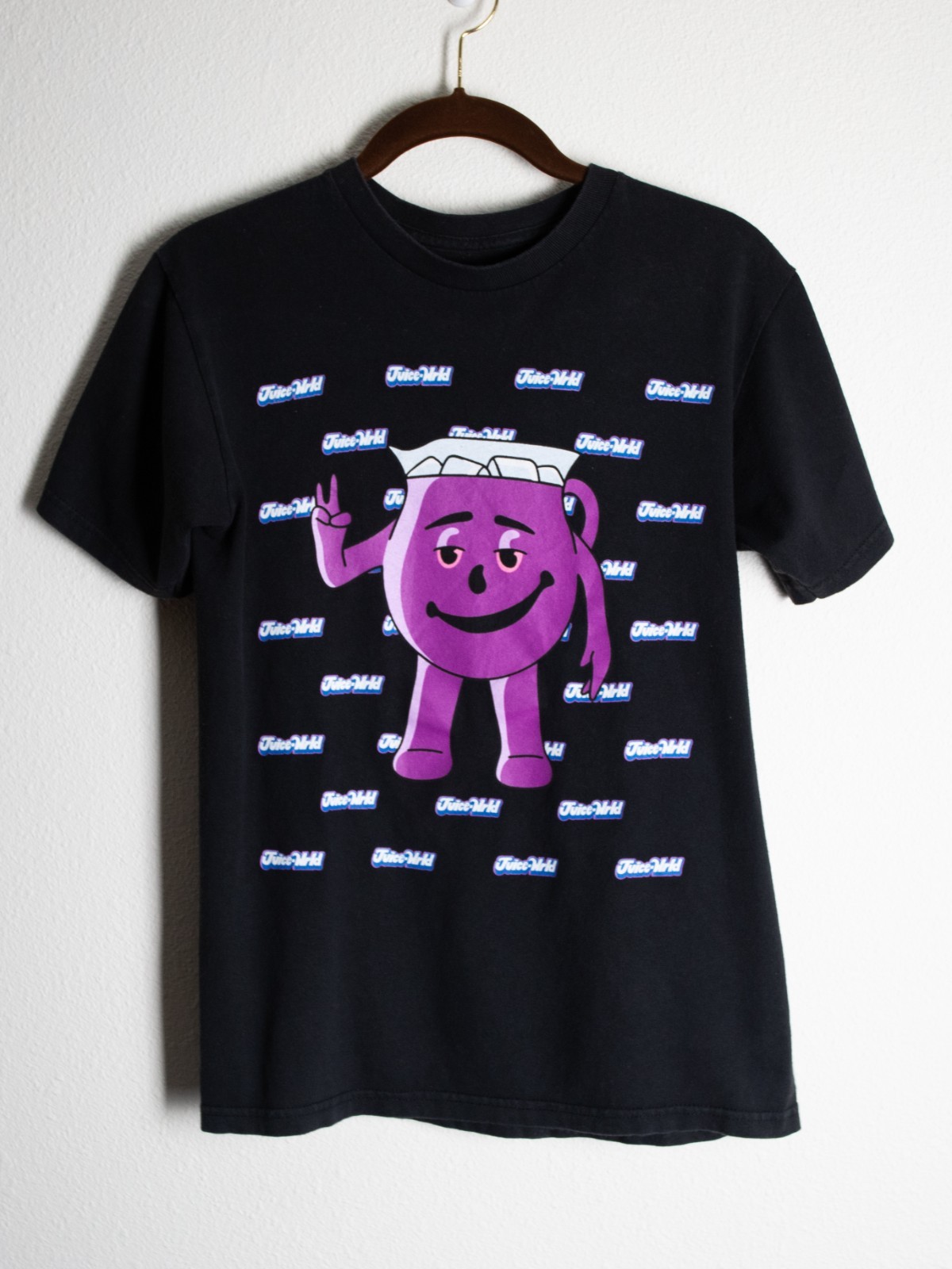 Artist Collective x Juice WRLD Graphic T-Shirt Black Size Small Rap Hip Hop Tee